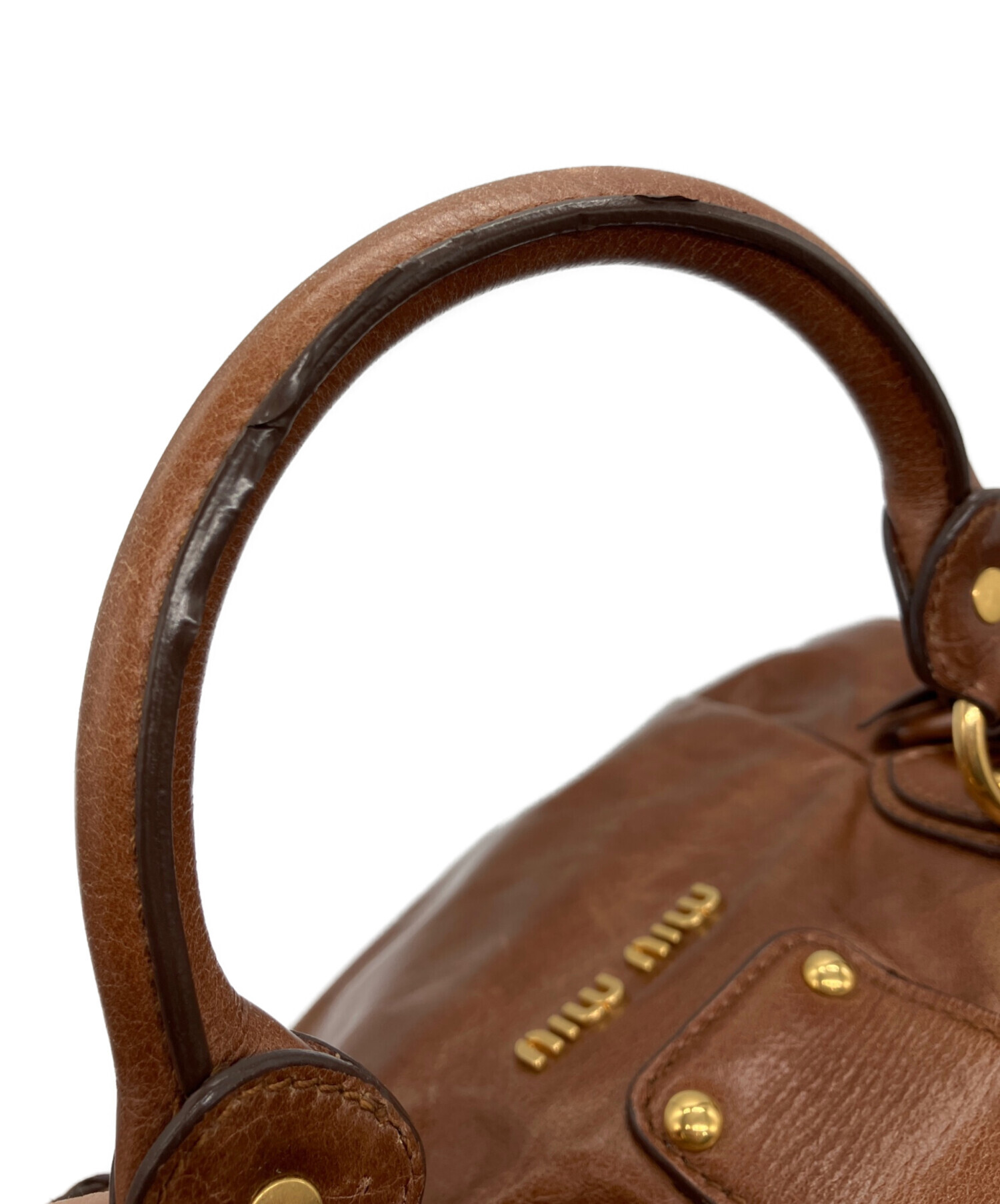 中古・古着通販】MIU MIU (ミュウミュウ) サイドリボン2WAYショルダー
