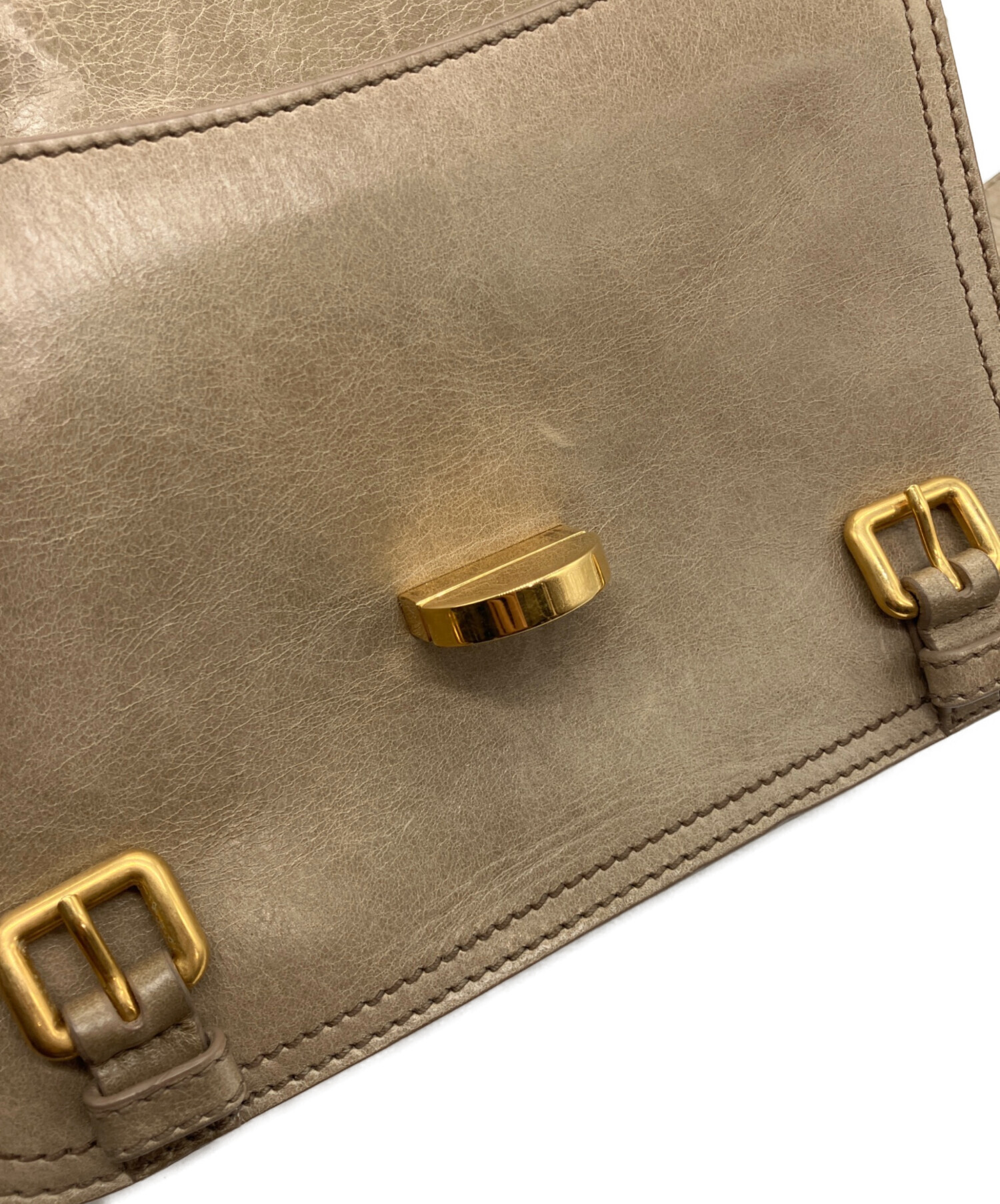 中古・古着通販】MIU MIU (ミュウミュウ) ターンロックショルダー 