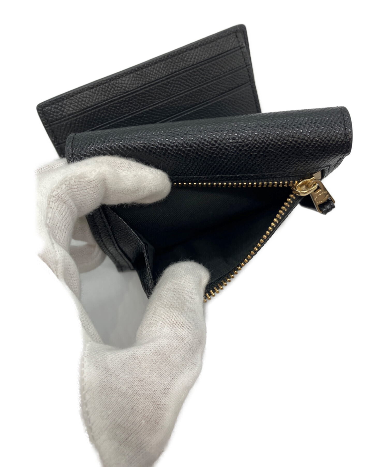 中古・古着通販】COACH (コーチ) FLAP CARD CASE CH487 ブラック