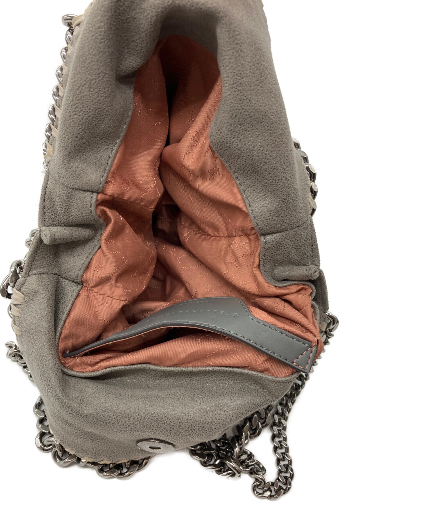 ステラマッカートニー　グレー スエード ショルダーバッグ　2way 中古・古着通販】STELLA McCARTNEY (ステラマッカートニー) チェーン