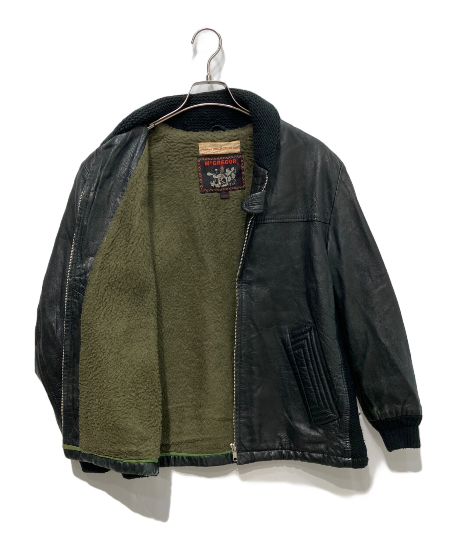 McGREGOR 60's 短丈 スエード ファラオジャケット レザージャケット 中古・古着通販】McGREGOR (マックレガー) レザーファラオジャケット