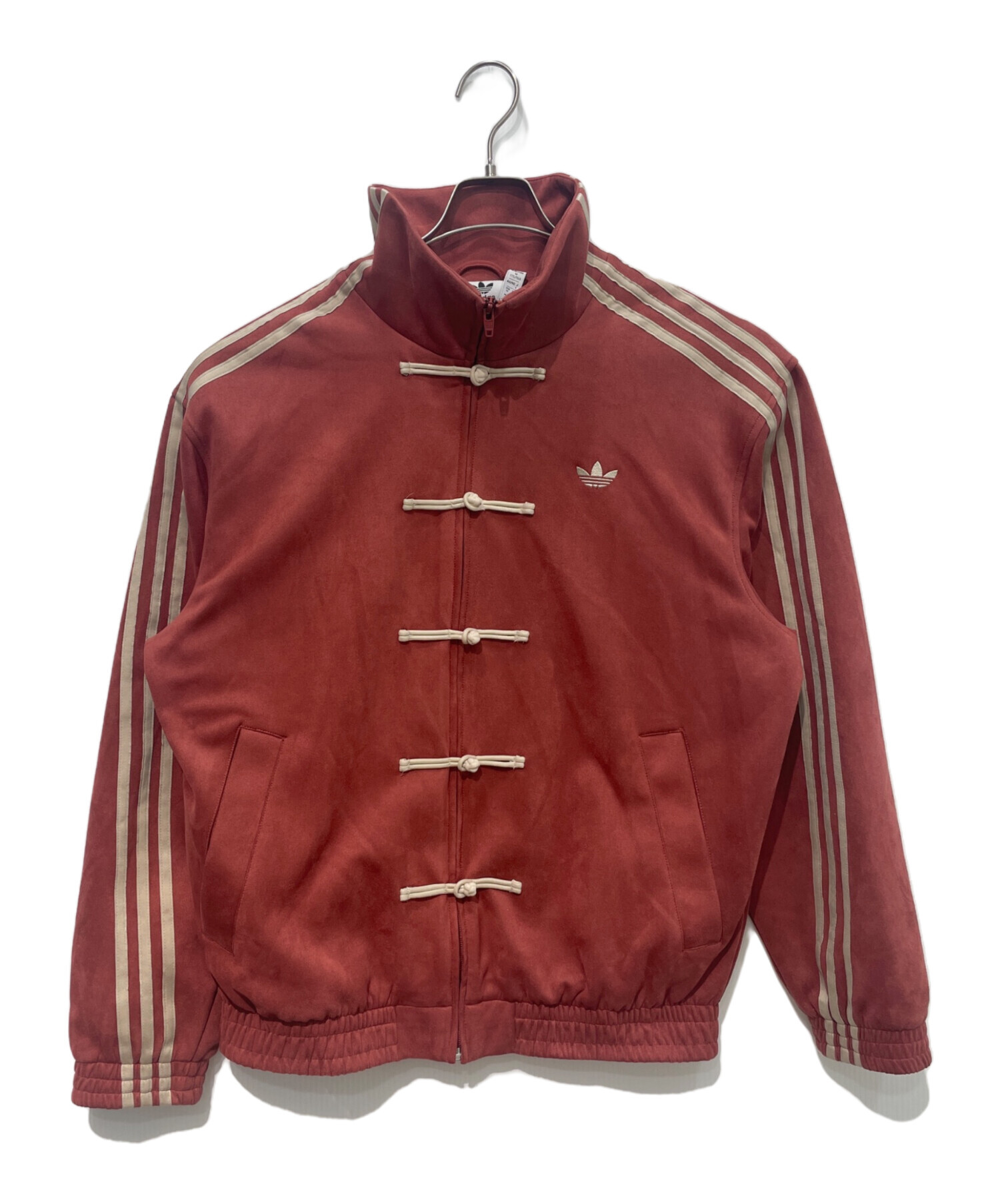  チャイナ　トラックジャケット　赤 M 中古・古着通販】adidas (アディダス) チャイナ トラックトップ レッド