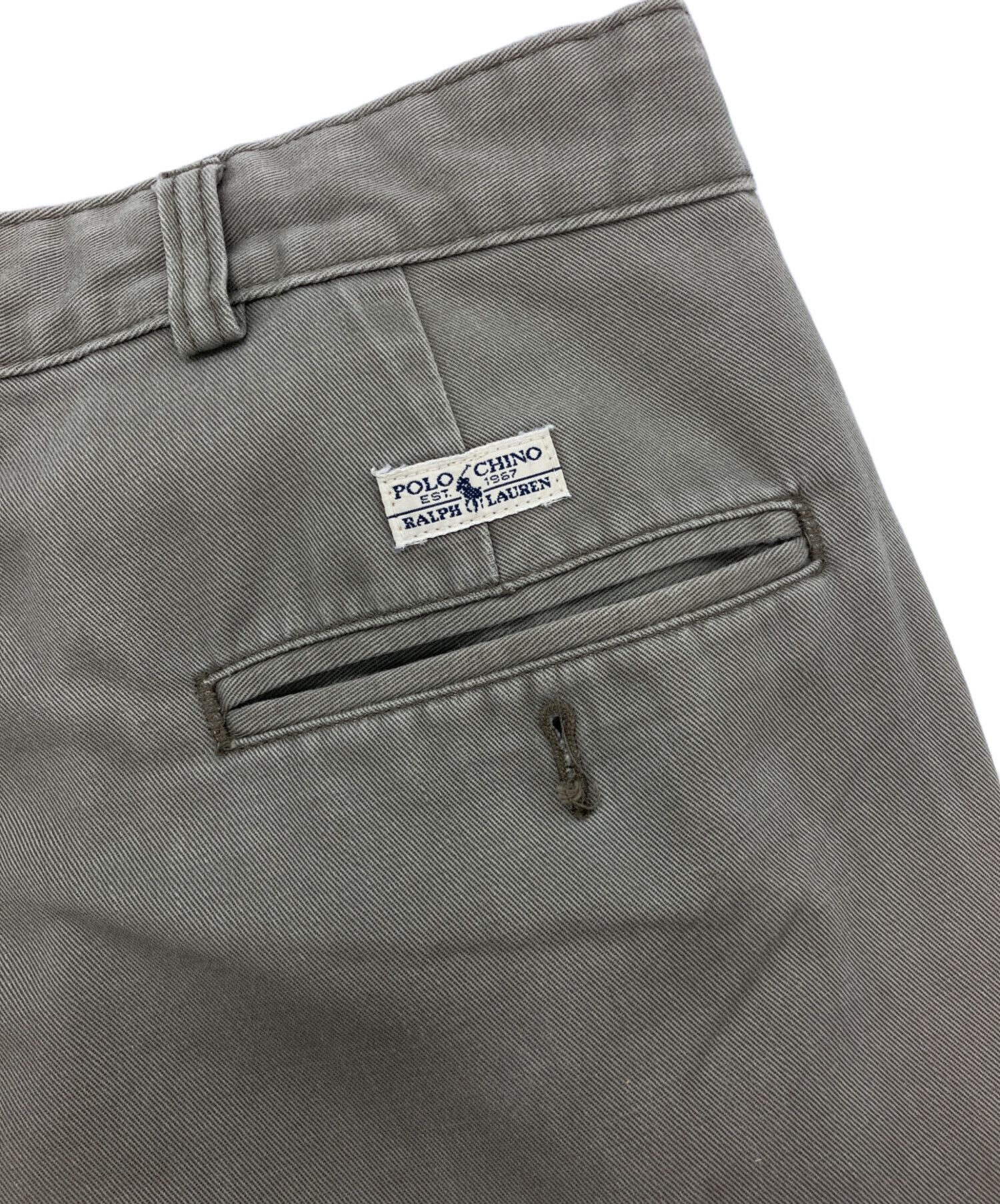 古着PolobyRalphLaurenポロチノパンツグレーW38L32アメカジ 中古・古着通販】POLO RALPH LAUREN (ポロ・ラルフローレン) チノパン