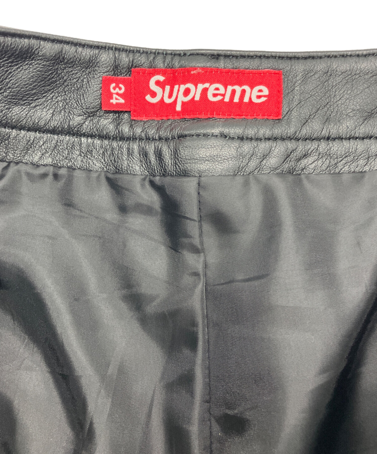 中古・古着通販】SUPREME (シュプリーム) Leather Double Knee Painter