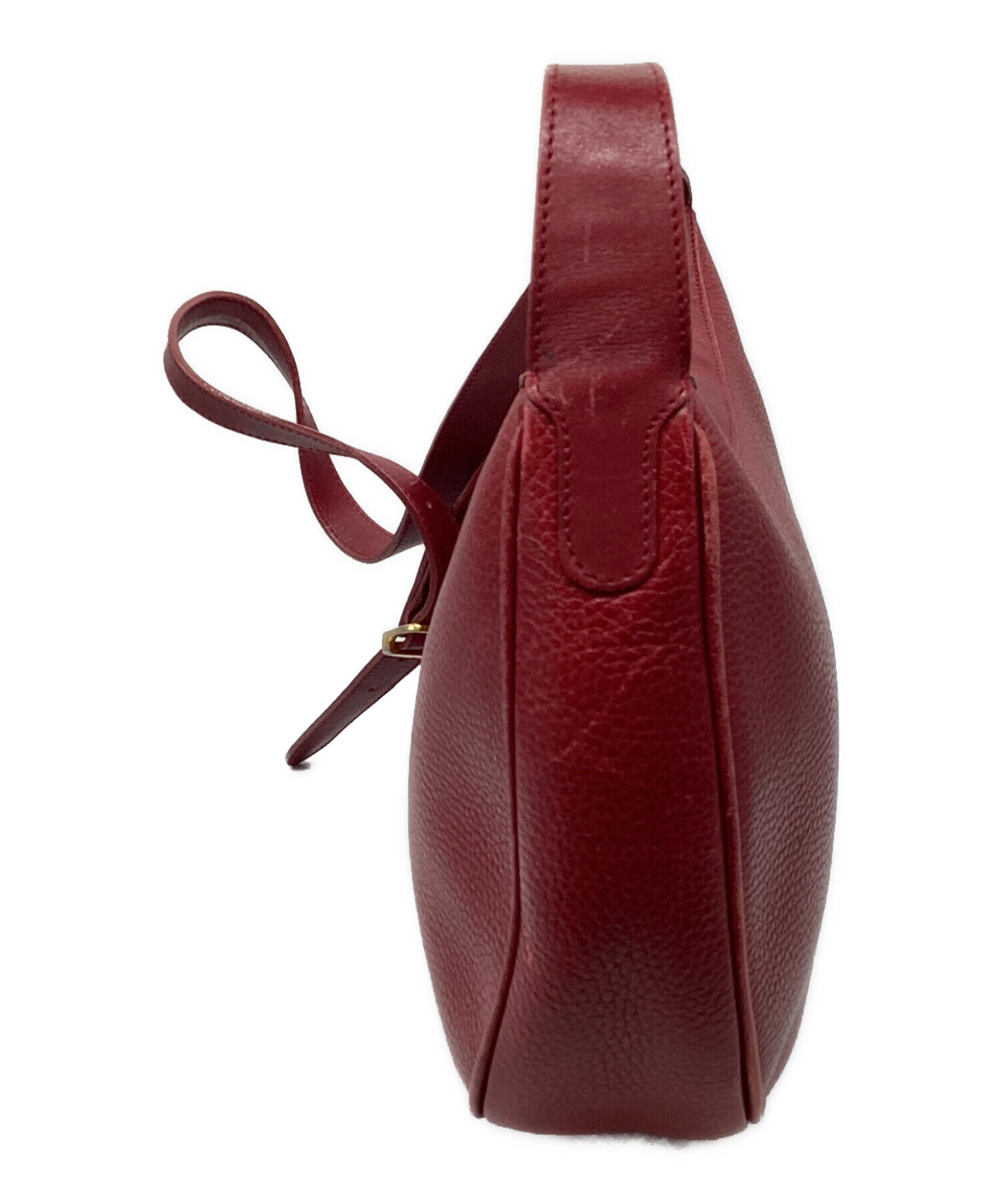 ハーフムーン型ショルダーバッグ　グッチ　GUCCI 中古・古着通販】GUCCI (グッチ) ハーフムーンバッグ OLD GUCCI レッド