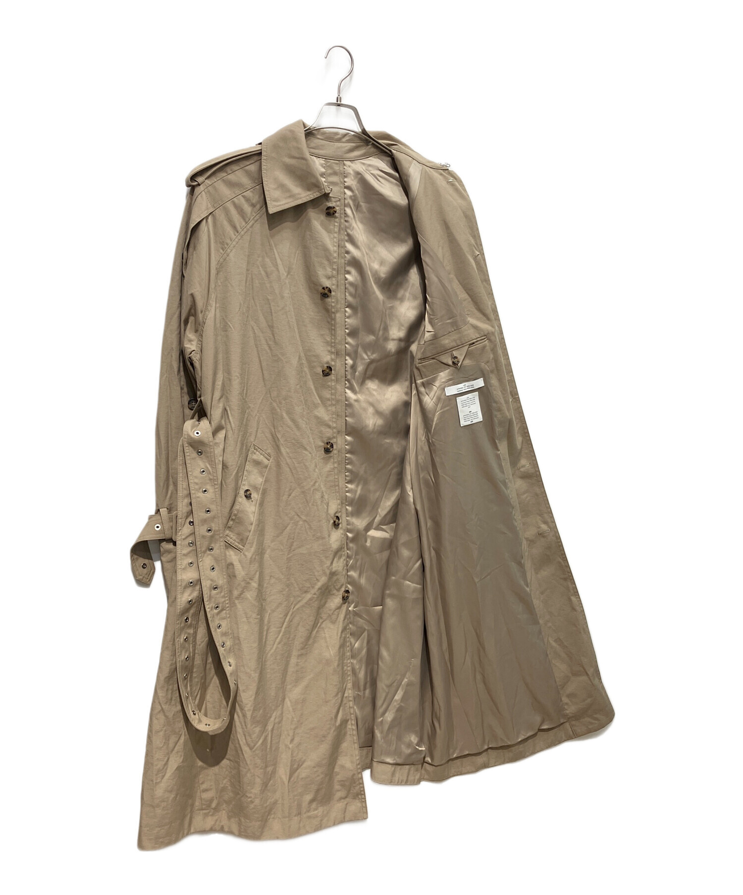 Ｈ&M rokhコラボ トレンチコート Sサイズ 中古・古着通販】H&M (エイチアンドエム) ROKH (ロク) ボタン