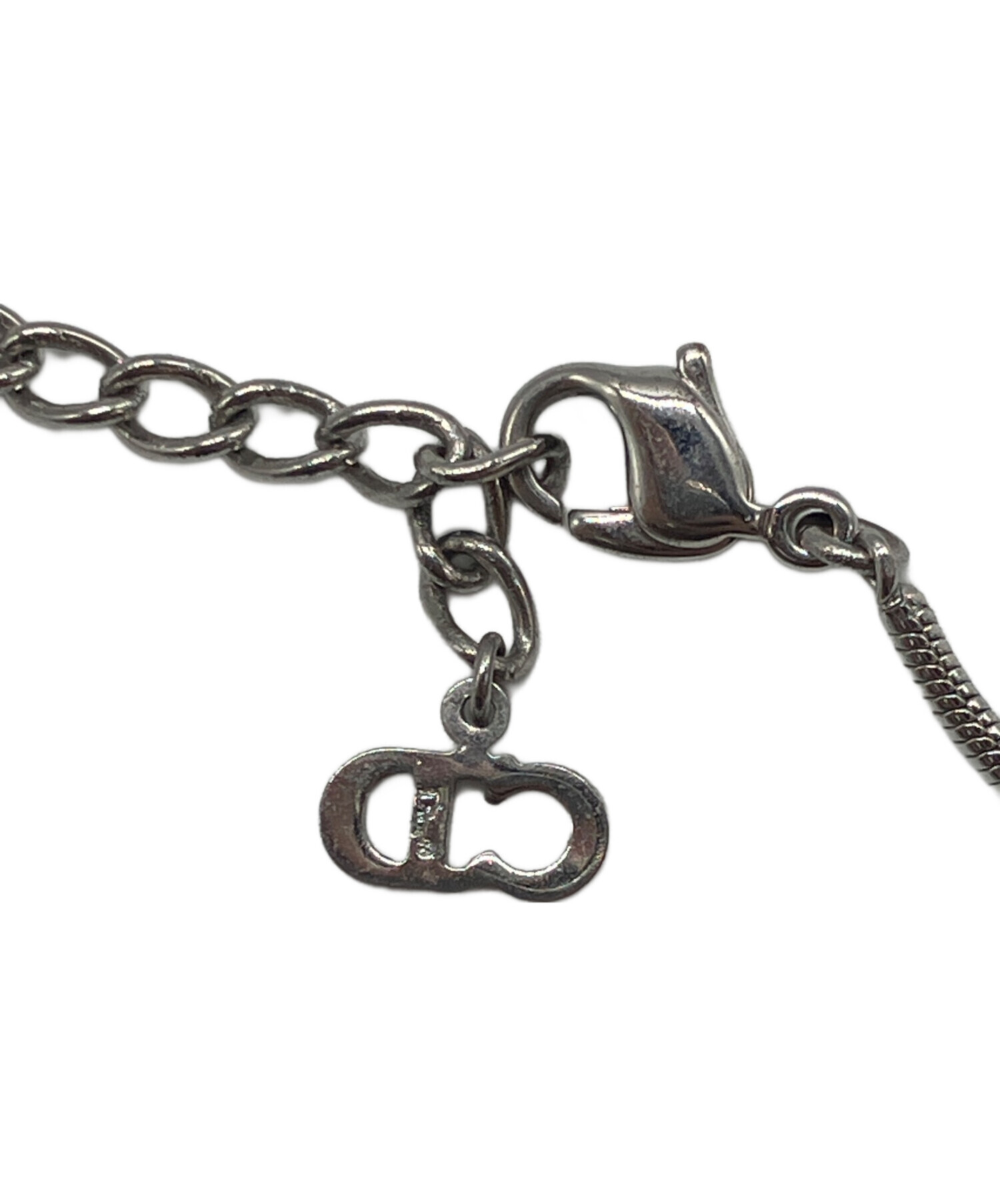 中古・古着通販】Dior (ディオール) ハートチャームネックレス
