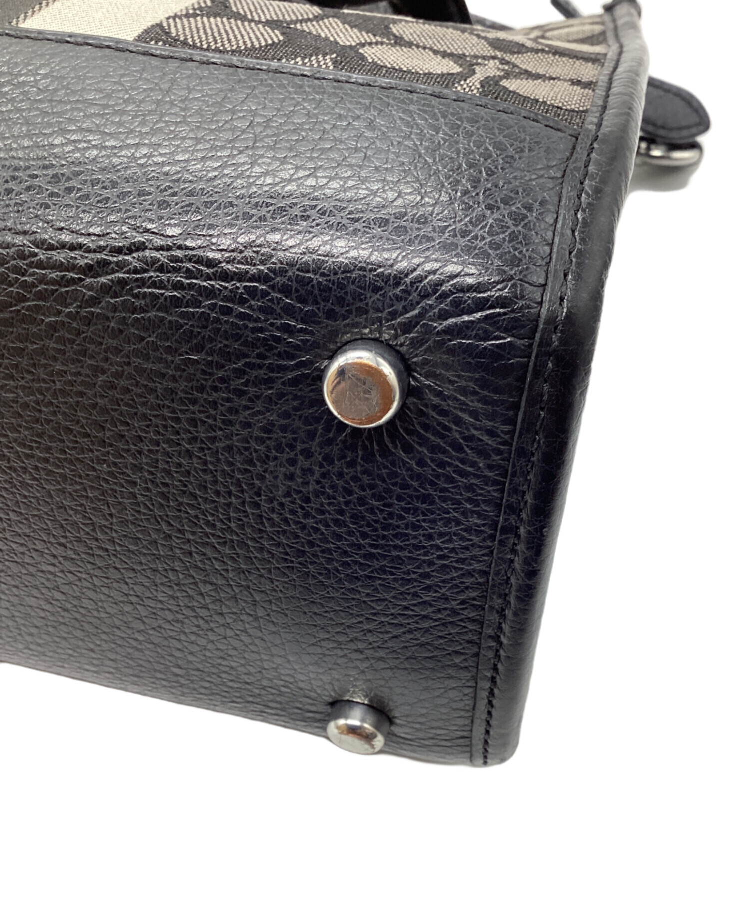 中古・古着通販】COACH (コーチ) 2WAYショルダーバッグ グレー