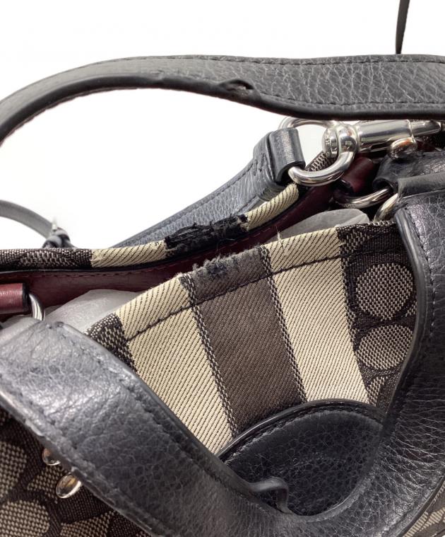 中古・古着通販】COACH (コーチ) 2WAYショルダーバッグ グレー