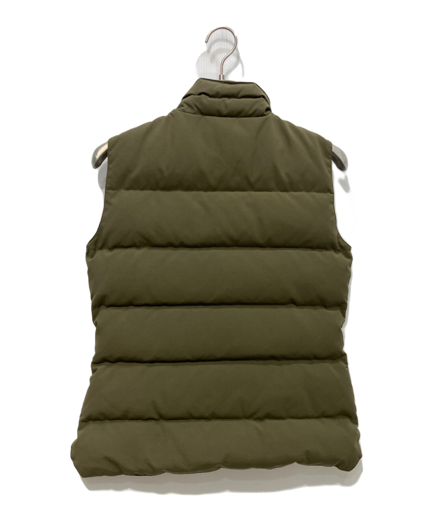   カナダグース ダウンベスト オリーブ カーキ 中古・古着通販】CANADA GOOSE (カナダグース) FREESTYLE VEST カーキ