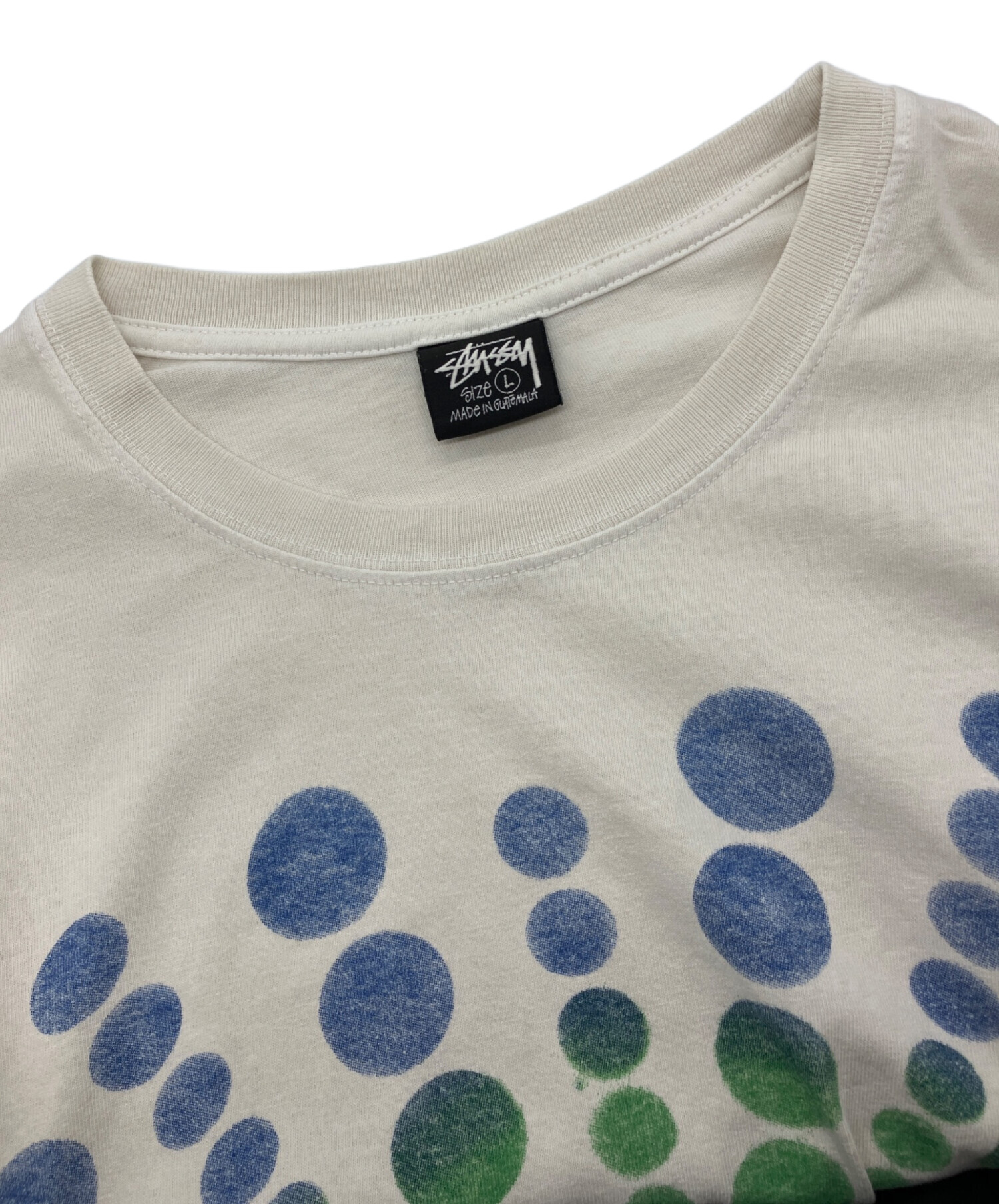 ❗️期間限定SALE❗️ステューシー グラフィック プリントロンT ホワイトL 中古・古着通販】stussy (ステューシー) プリントTシャツ ホワイト