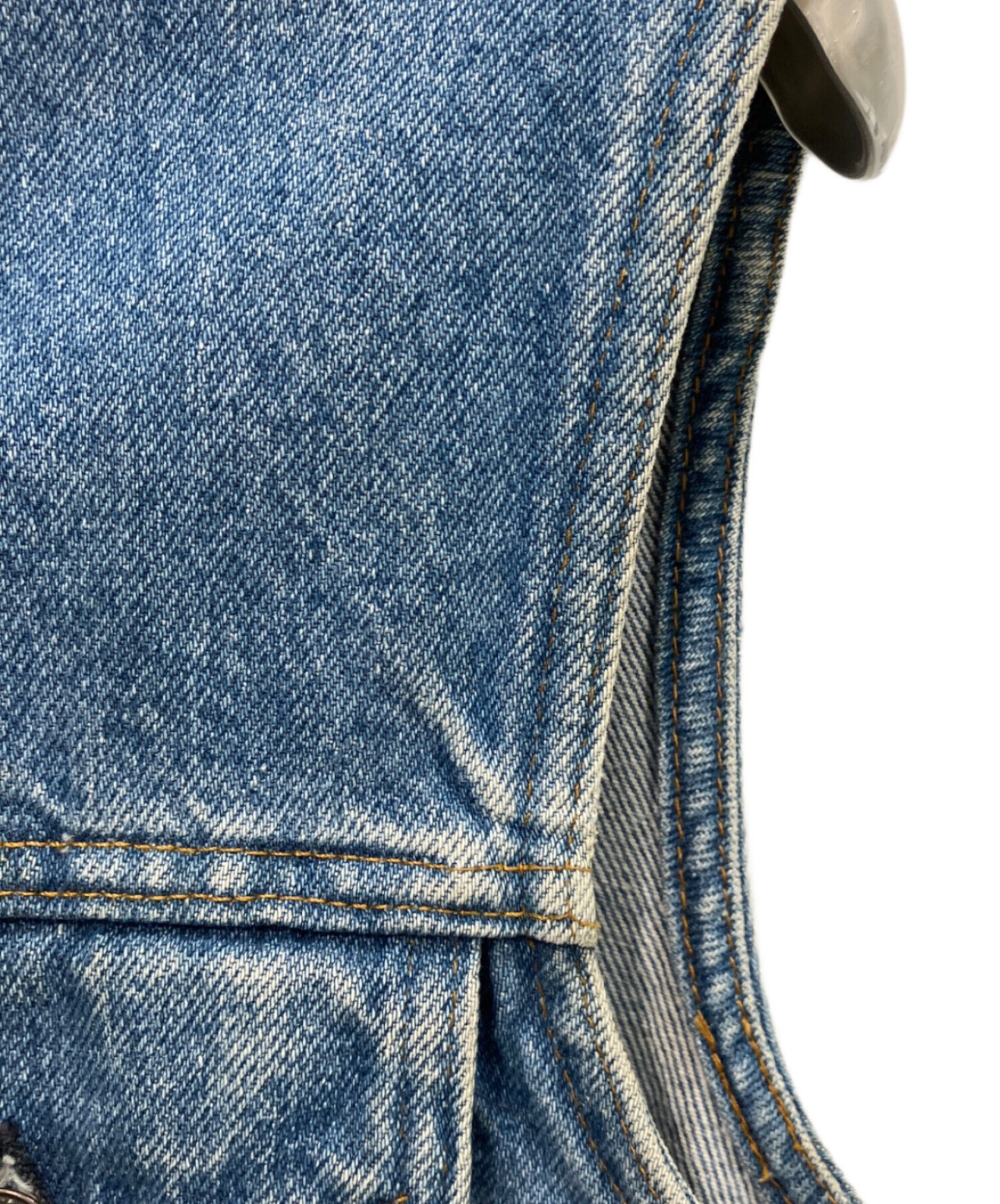 中古・古着通販】LEVI'S (リーバイス) デニムベスト ボタン裏527 USA製