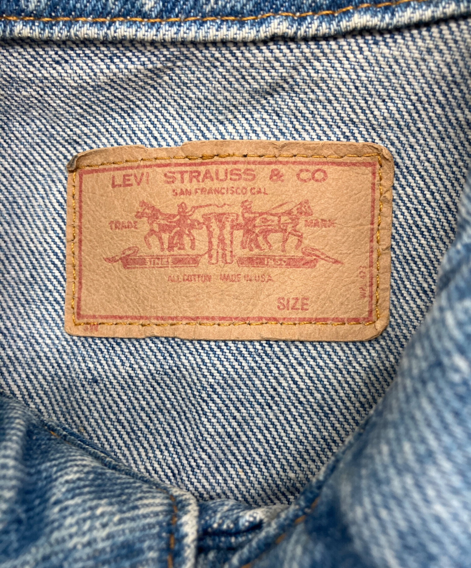 中古・古着通販】LEVI'S (リーバイス) デニムベスト ボタン裏527 USA製