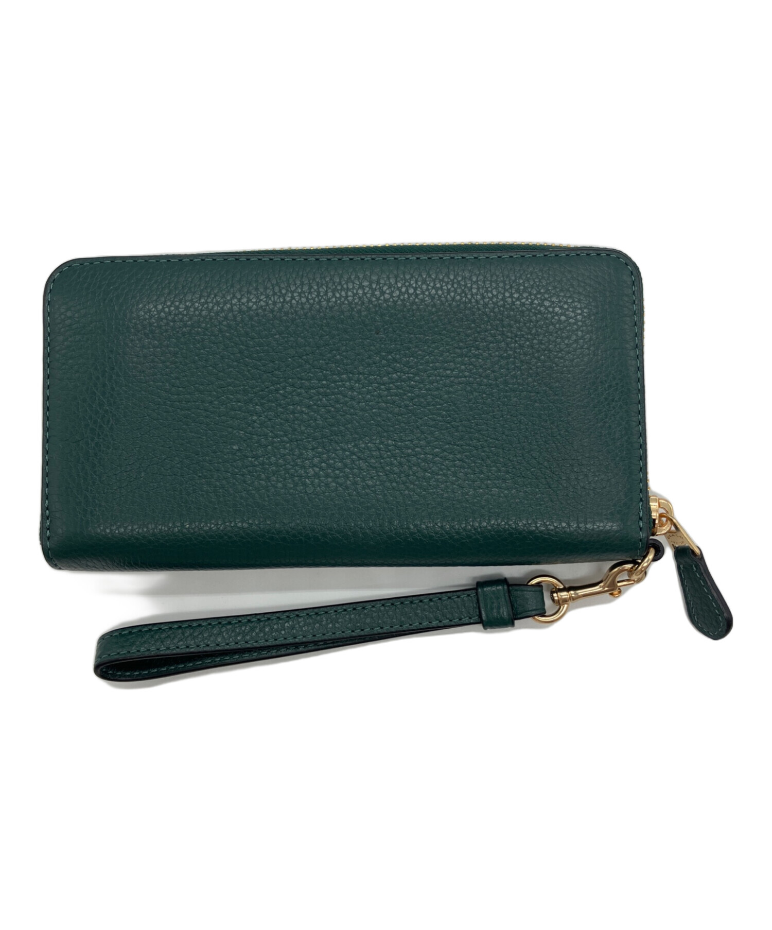 新品　COACH　長財布　グリーン系 中古・古着通販】COACH (コーチ) 長財布 6643 グリーン｜ブランド