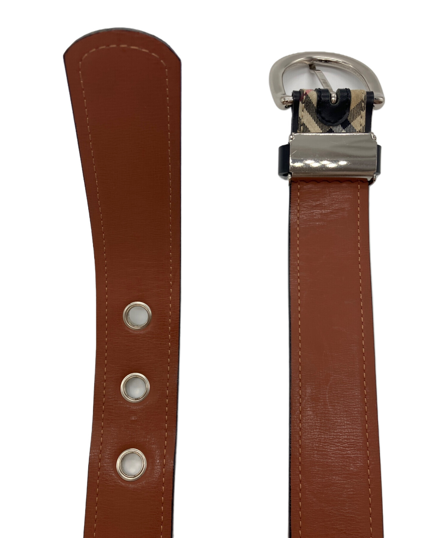 BURBERRY GOLF ノバチェック ベルト ベージュ 中古・古着通販】BURBERRY GOLF (バーバリーゴルフ) ノバチェック