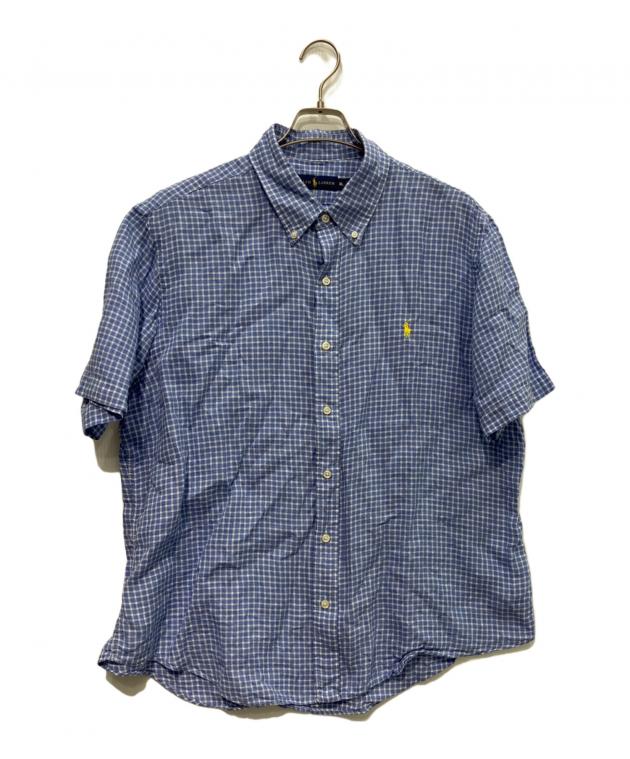 中古・古着通販】RALPH LAUREN (ラルフローレン) リネンチェックシャツ