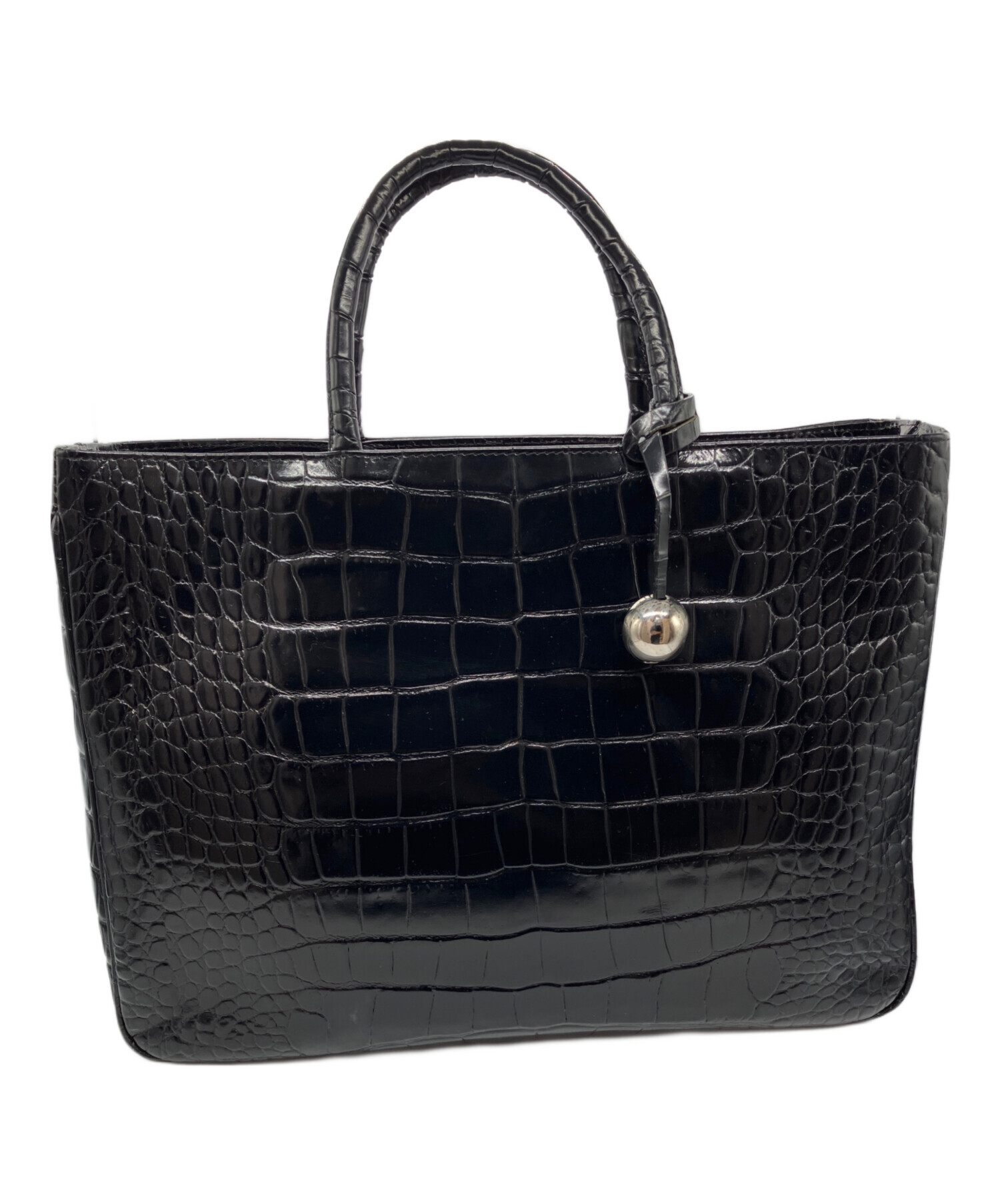中古・古着通販】FURLA (フルラ) 2WAYクロコ型押しビジネスバッグ