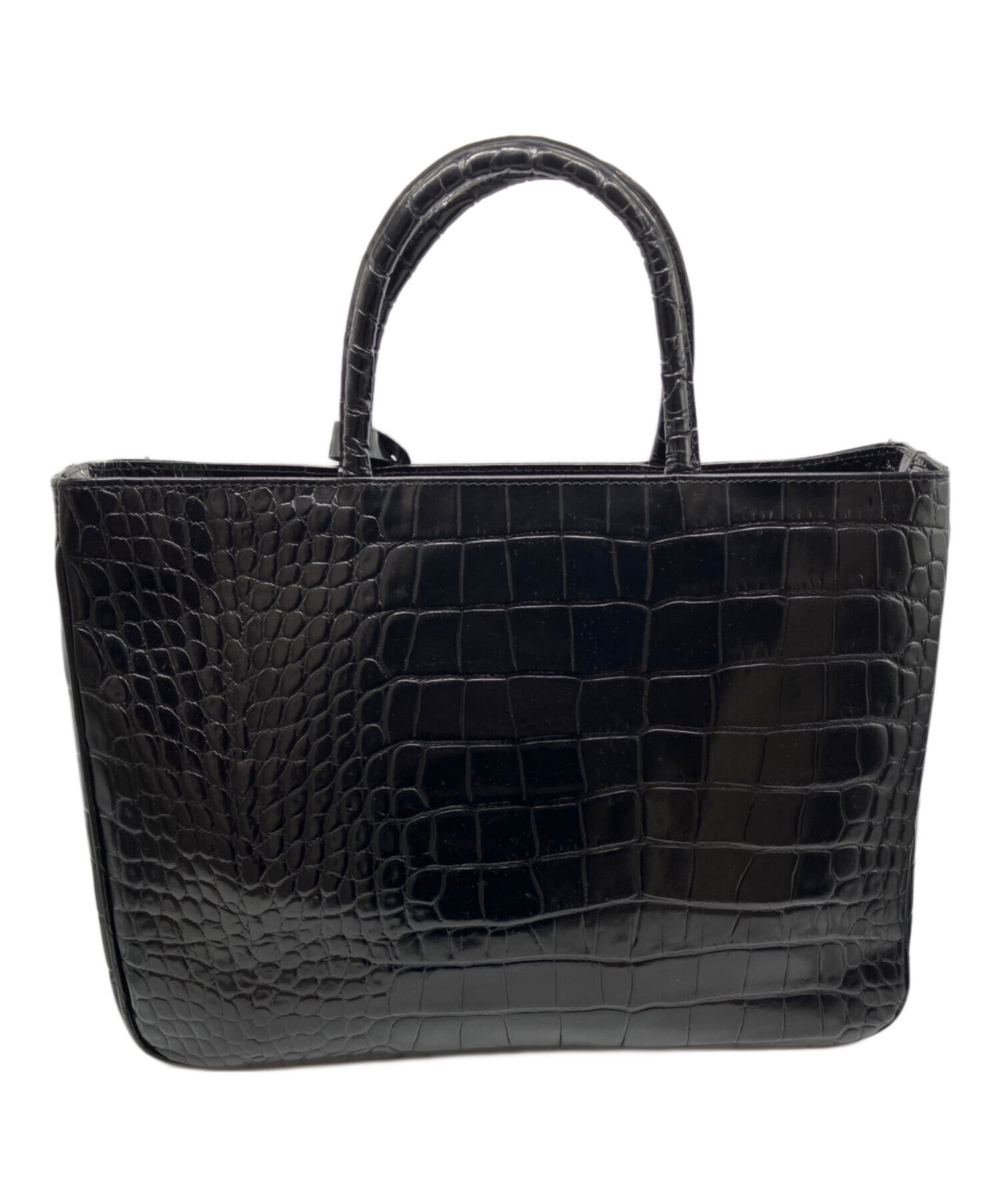中古・古着通販】FURLA (フルラ) 2WAYクロコ型押しビジネスバッグ