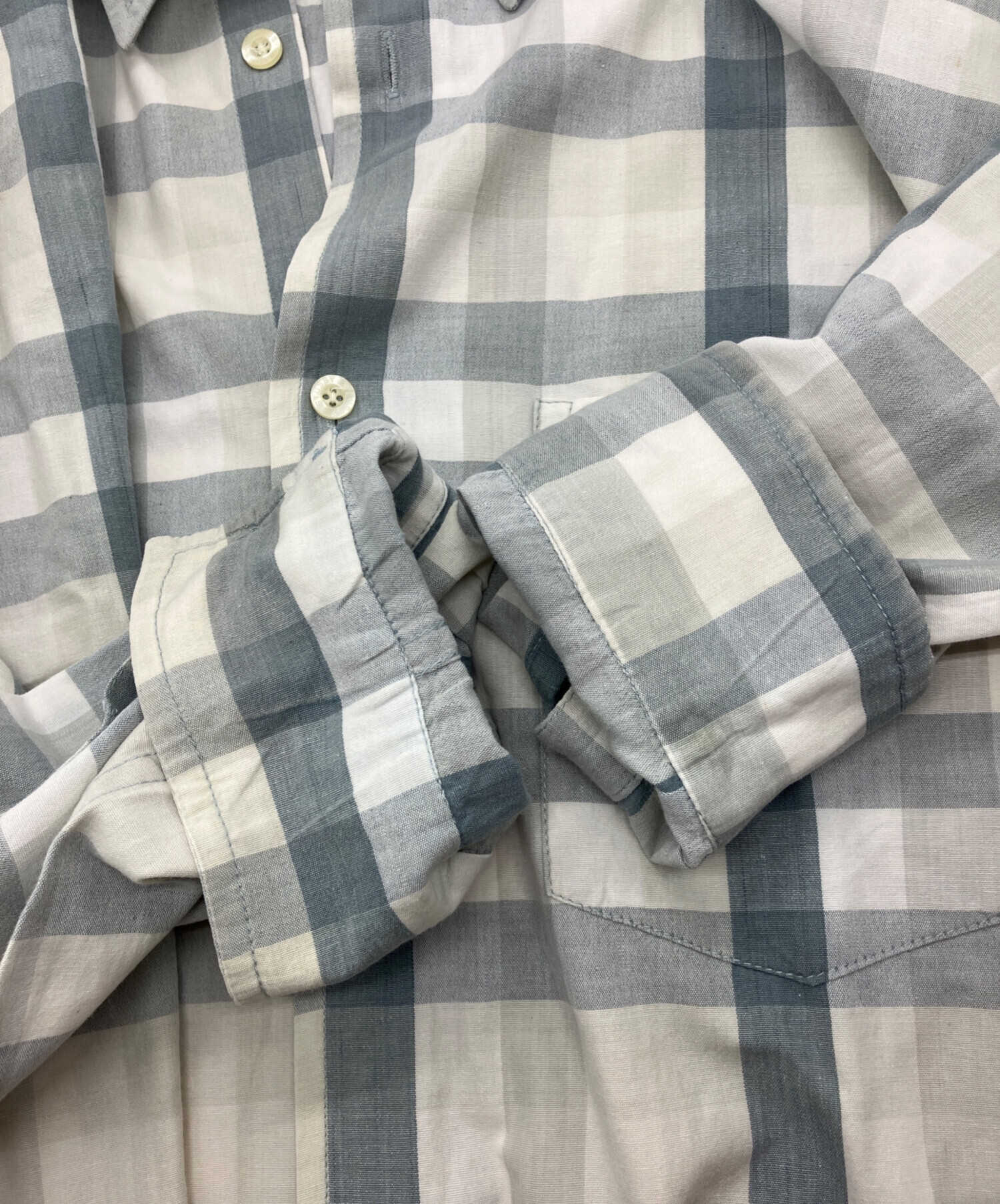中古・古着通販】stussy (ステューシー) 90sブロックチェックシャツ