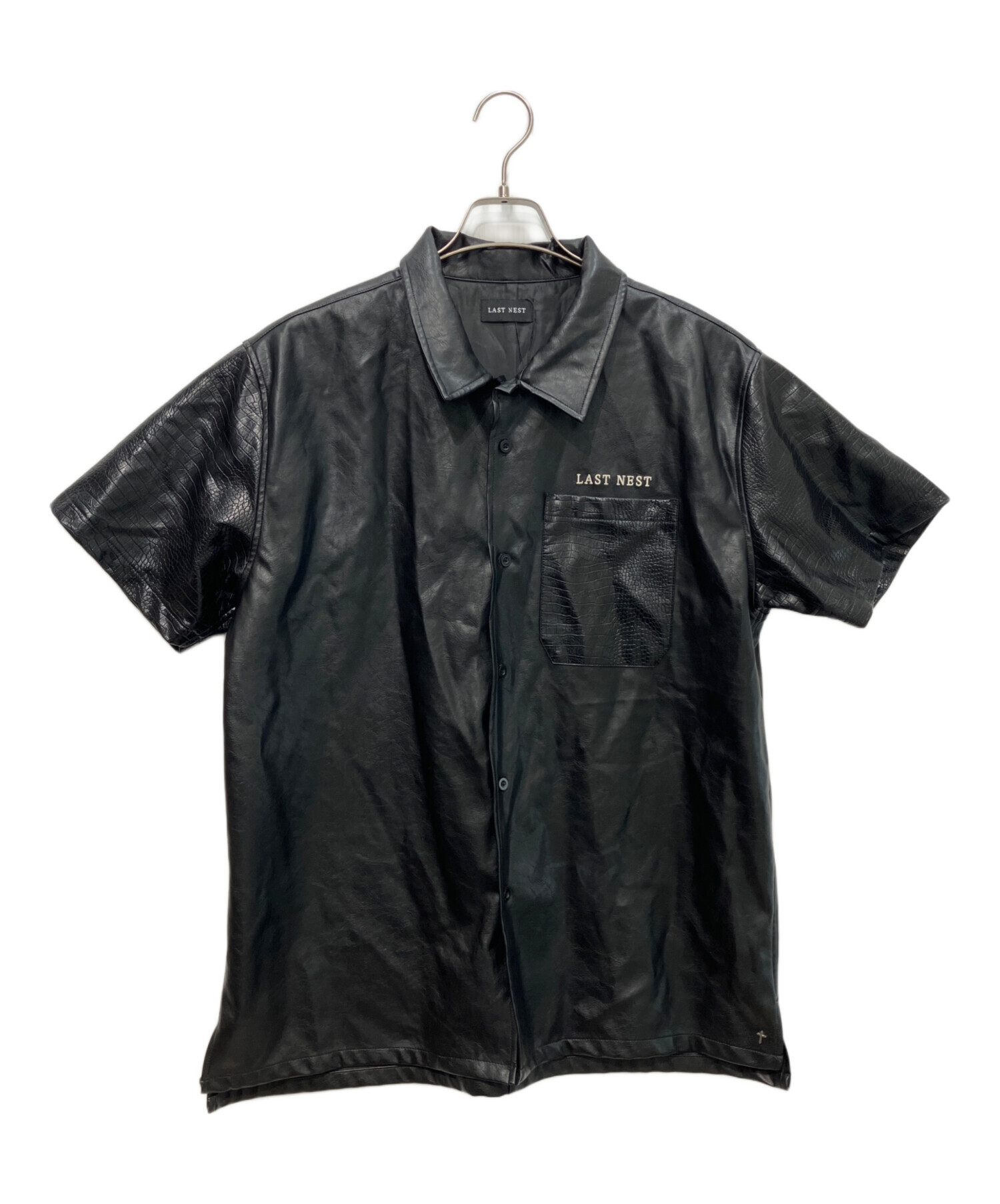 中古・古着通販】lastnest (ラストネスト) 25SS Leather Switching S/S
