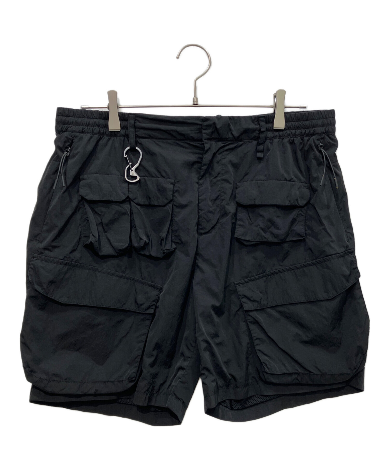 kith ハーフパンツ 中古・古着通販】KITH (キス) カーゴハーフパンツ ブラック サイズ:L