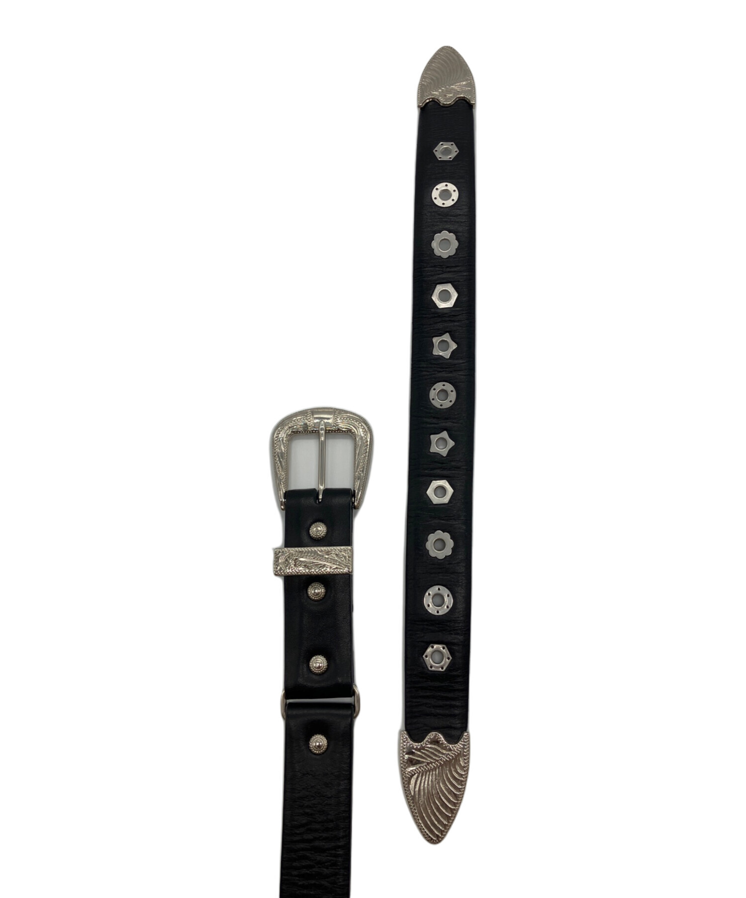 TOGA PULLA トーガプルラ　ダブルバックルベルト　スタッズ 中古・古着通販】TOGA PULLA (トーガ プルラ) ダブルバックルベルト