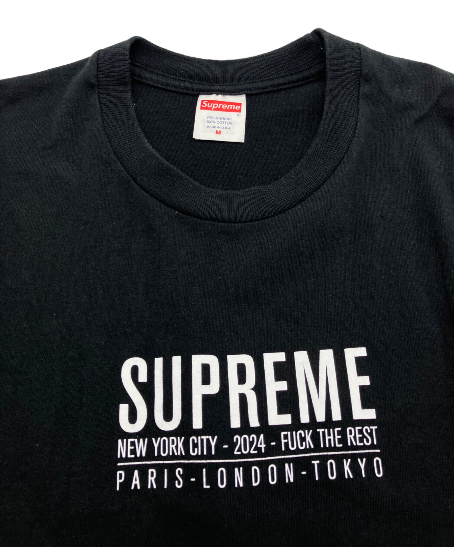 中古・古着通販】Supreme (シュプリーム) Paris Tee 24SS ブラック