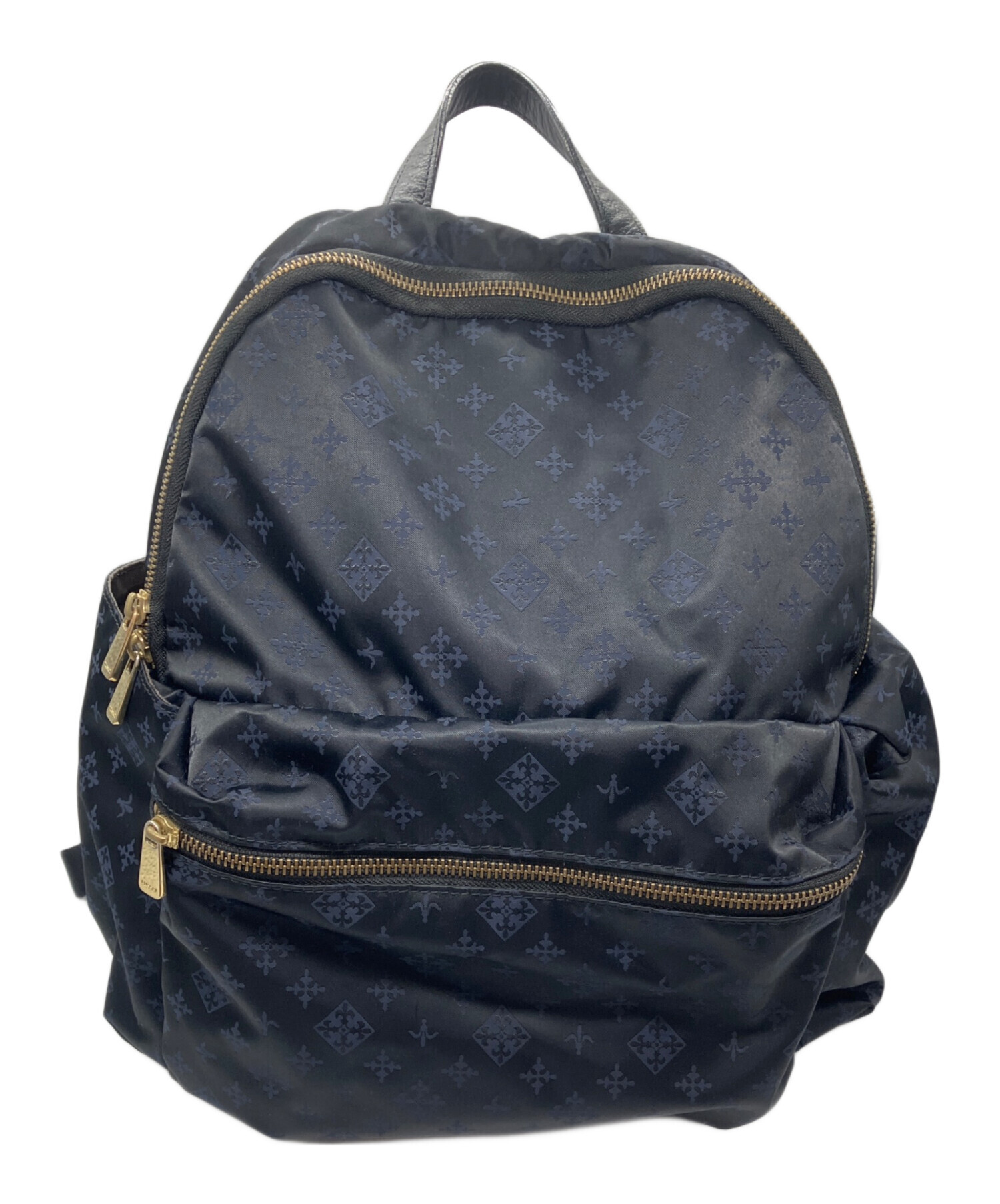 中古・古着通販】russet (ラシット) モノグラムリュック ネイビー