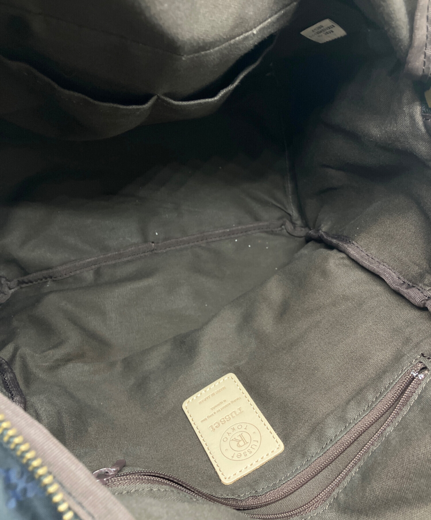 中古・古着通販】russet (ラシット) モノグラムリュック ネイビー