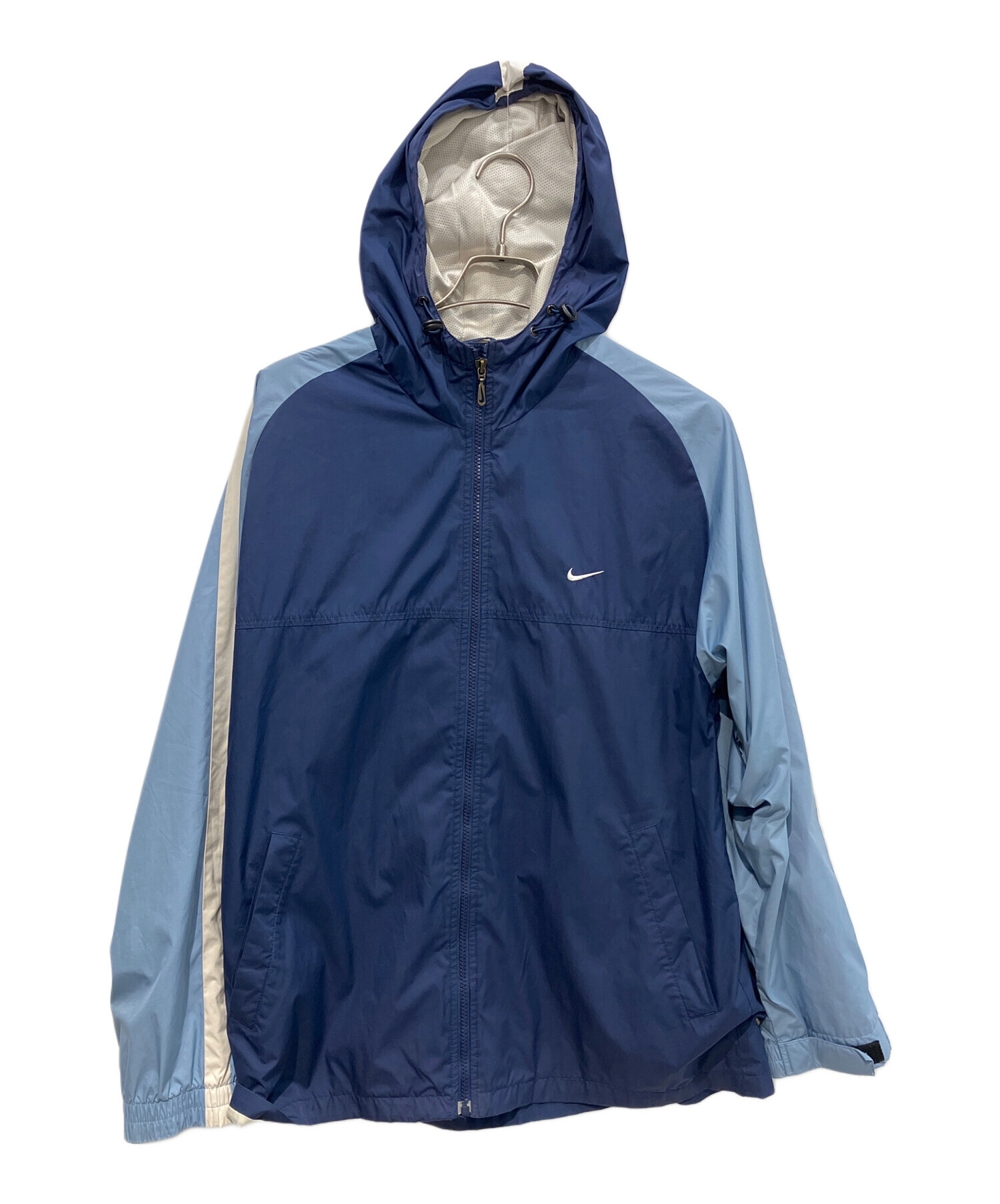 中古・古着通販】NIKE (ナイキ) 00sフーデッドジャケット ブルー 