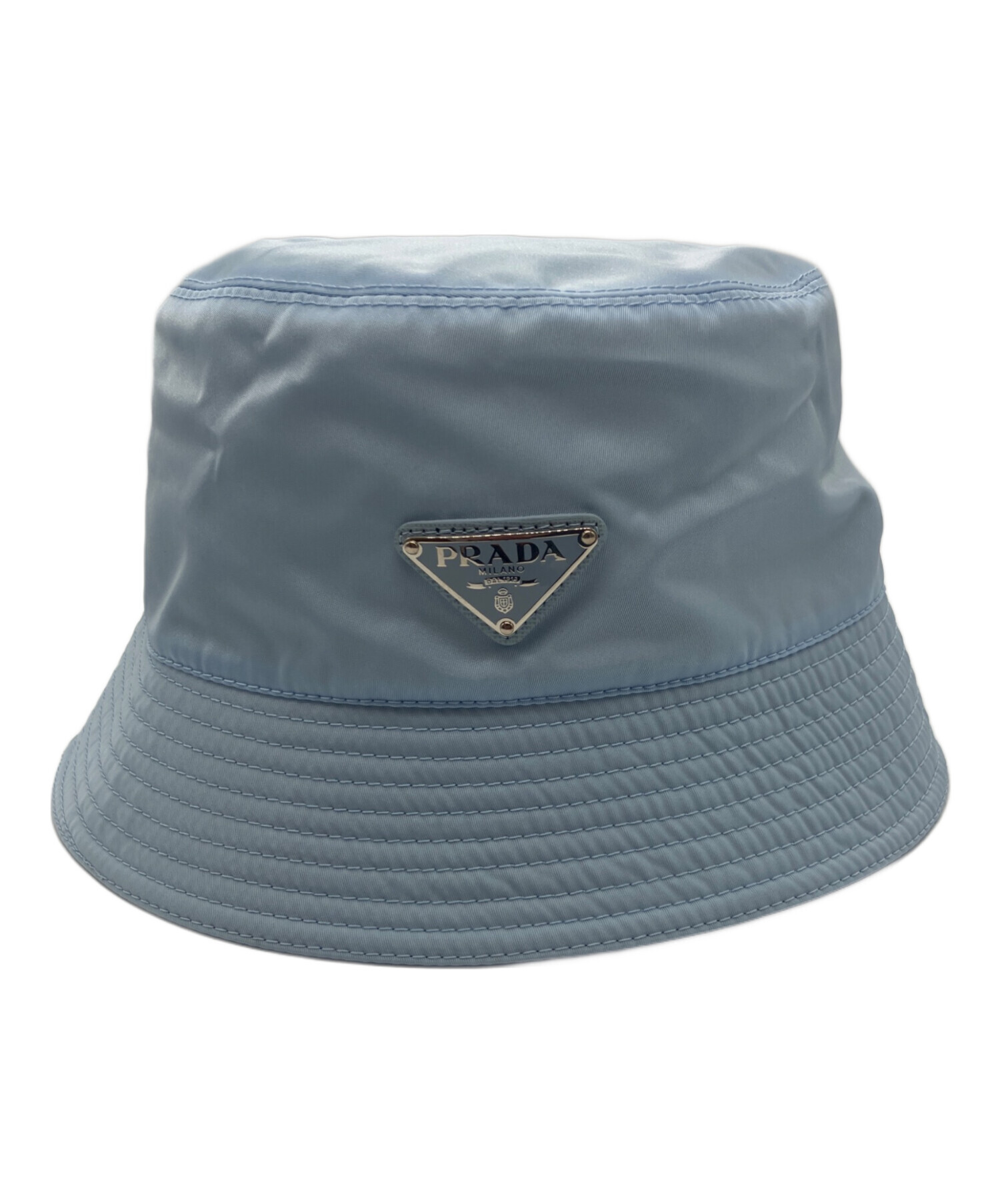 中古・古着通販】PRADA (プラダ) RE NYLON 三角ロゴプレート バケット