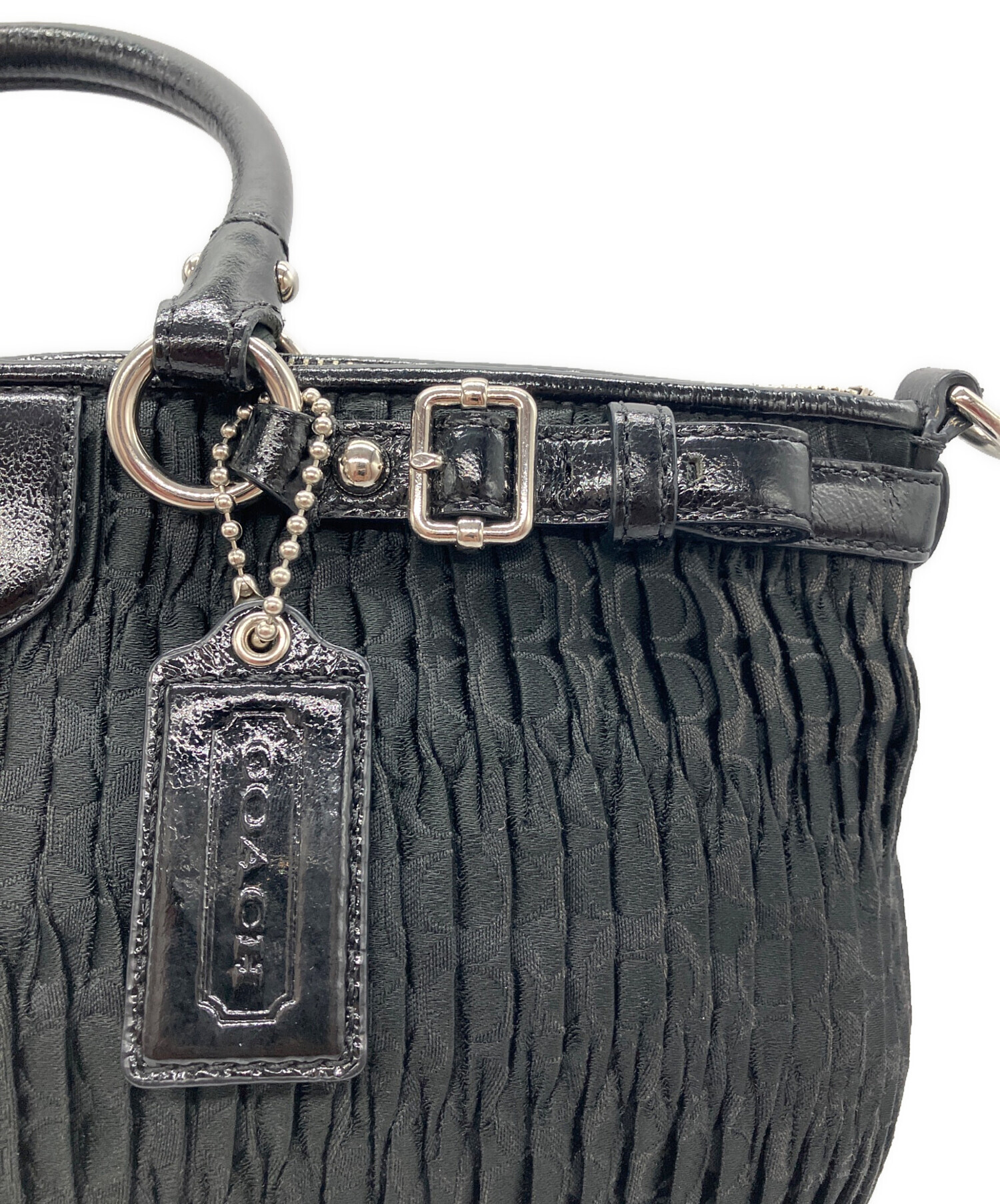中古・古着通販】COACH (コーチ) マディソン ギャザード 2wayバッグ