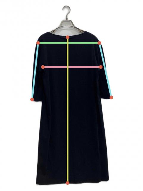 中古・古着通販】MaxMara (マックスマーラ) ブラウスワンピース 白タグ