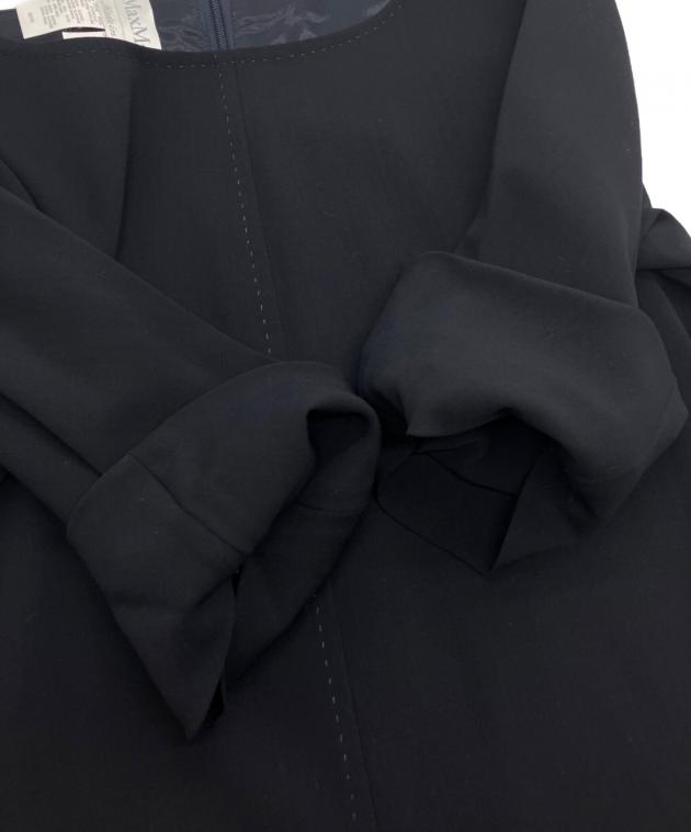 中古・古着通販】MaxMara (マックスマーラ) ブラウスワンピース 白タグ