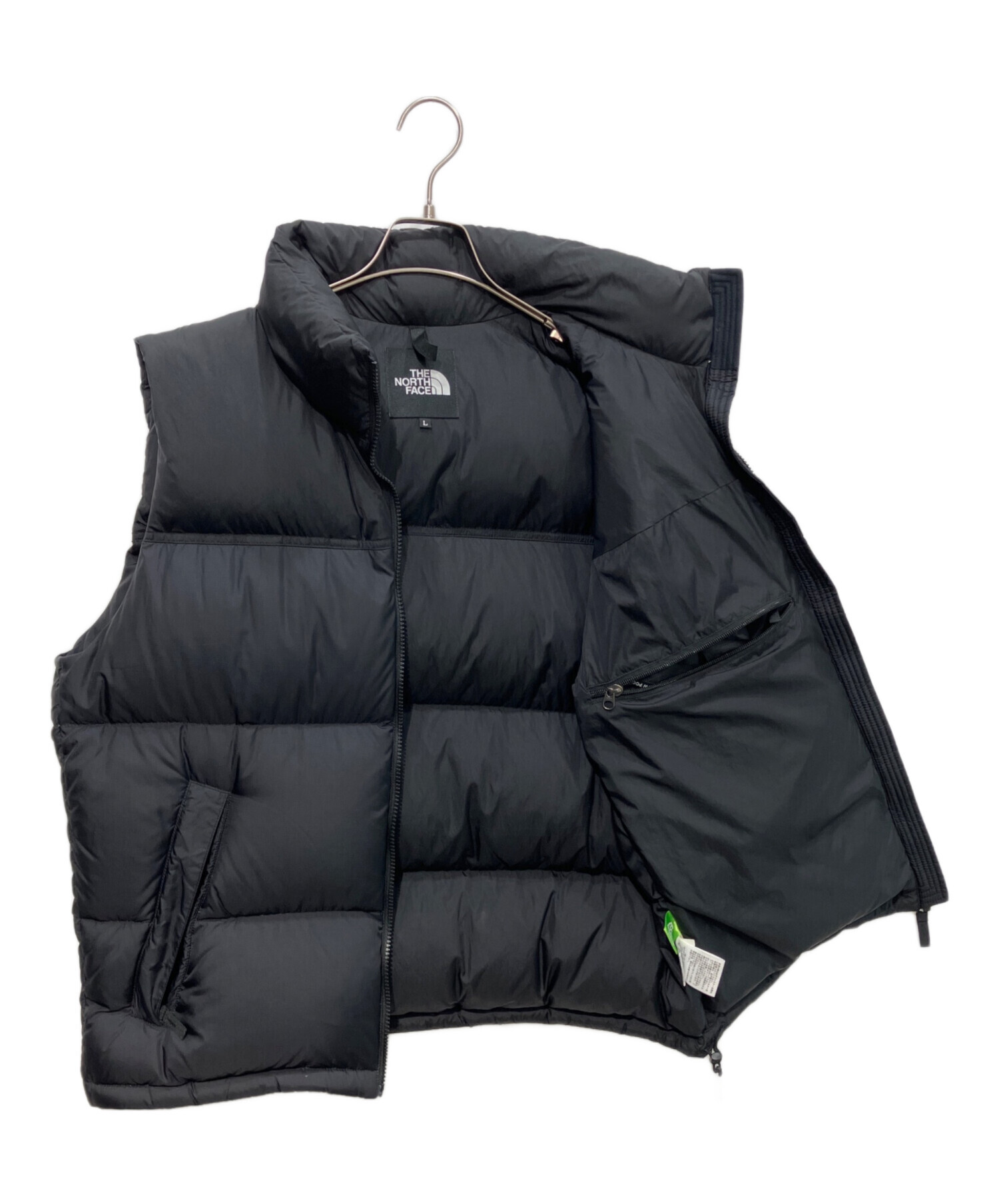 THE NORTH FACE中綿ベストブラックLメンズ 軽量 保温アウトドア古着 中古・古着通販】THE NORTH FACE (ザ ノース フェイス) Nuptse Vest