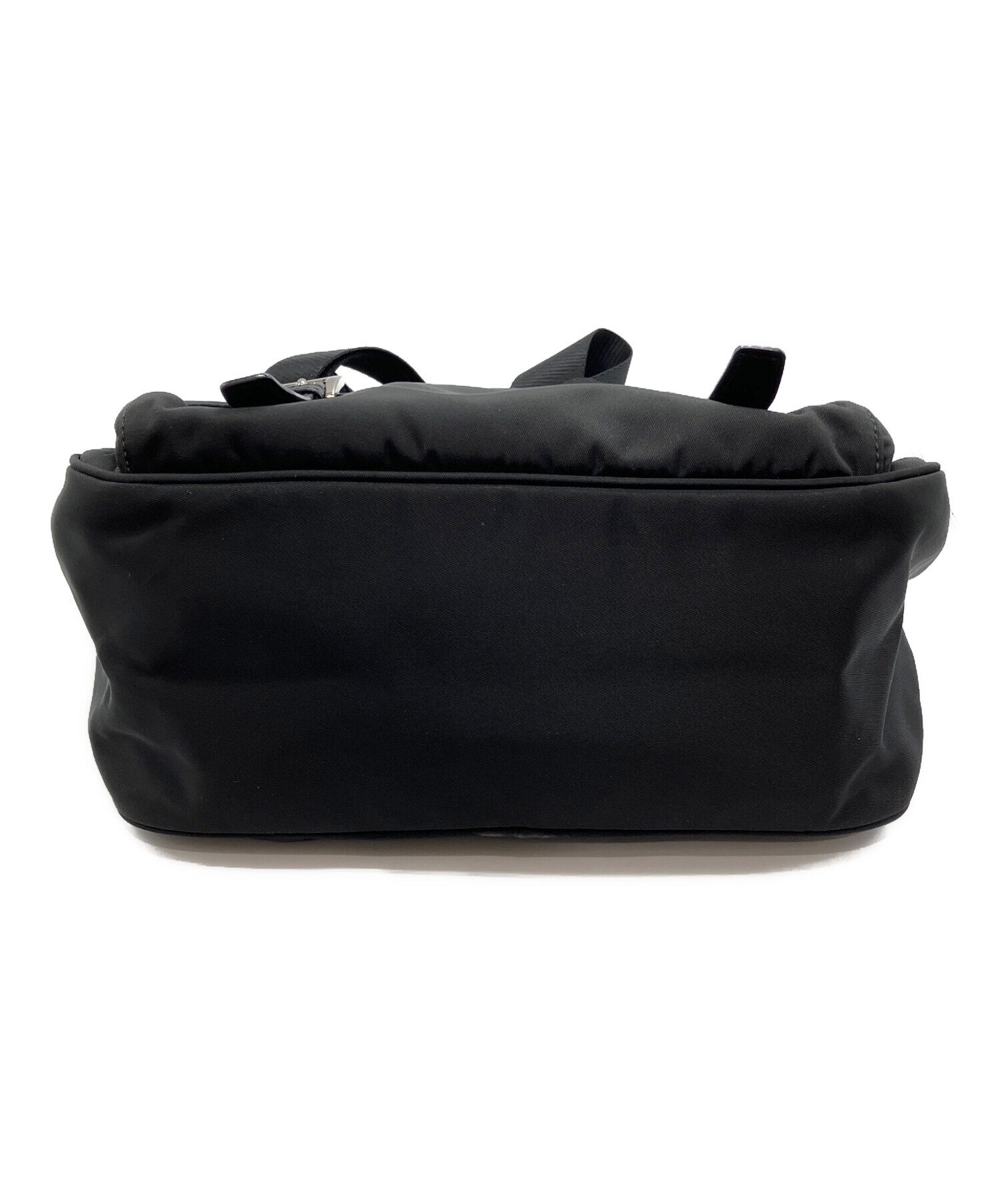 中古・古着通販】PRADA (プラダ) ナイロンショルダーバッグ ブラック