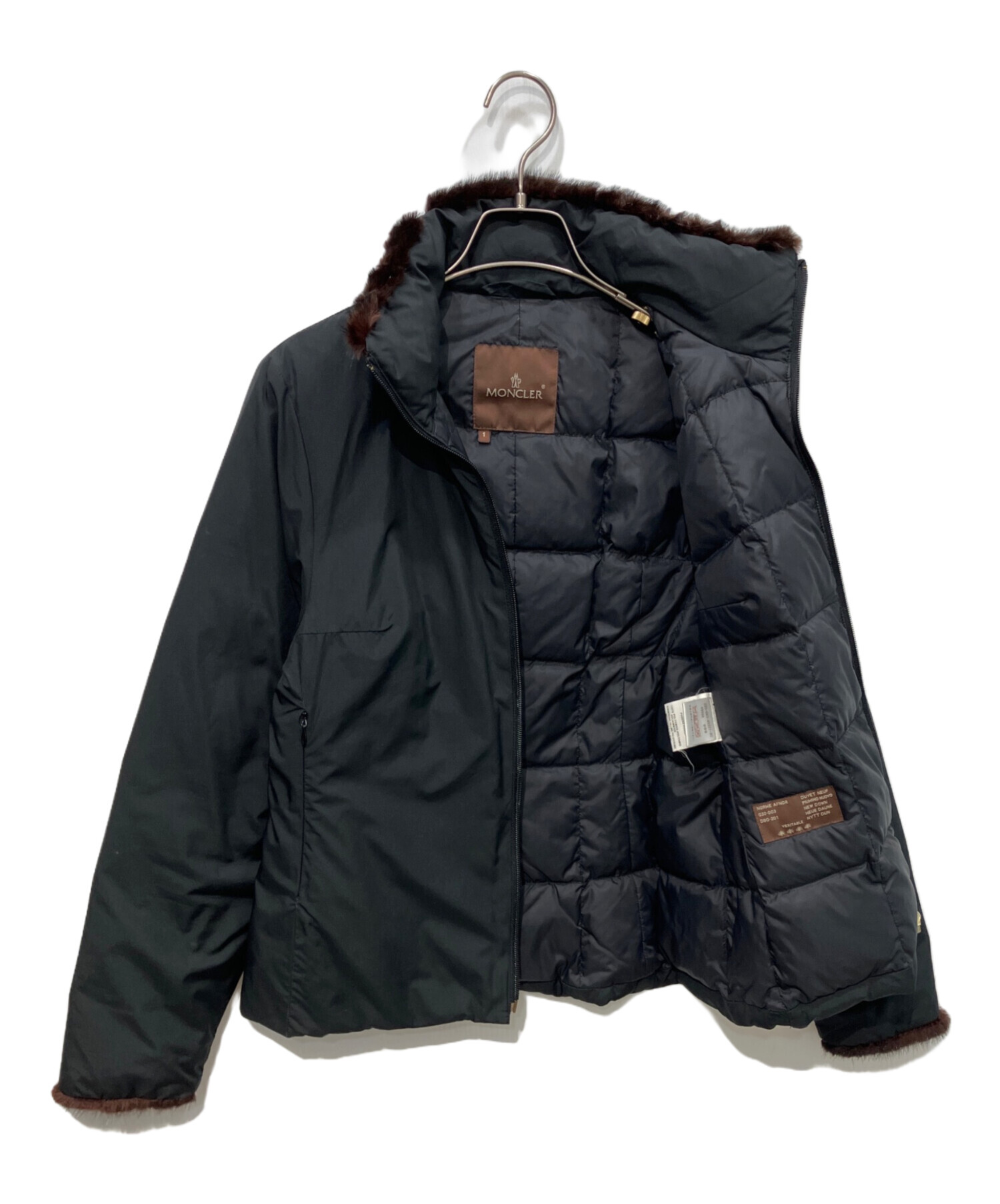 中古・古着通販】MONCLER (モンクレール) ダウンジャケット 茶タグ
