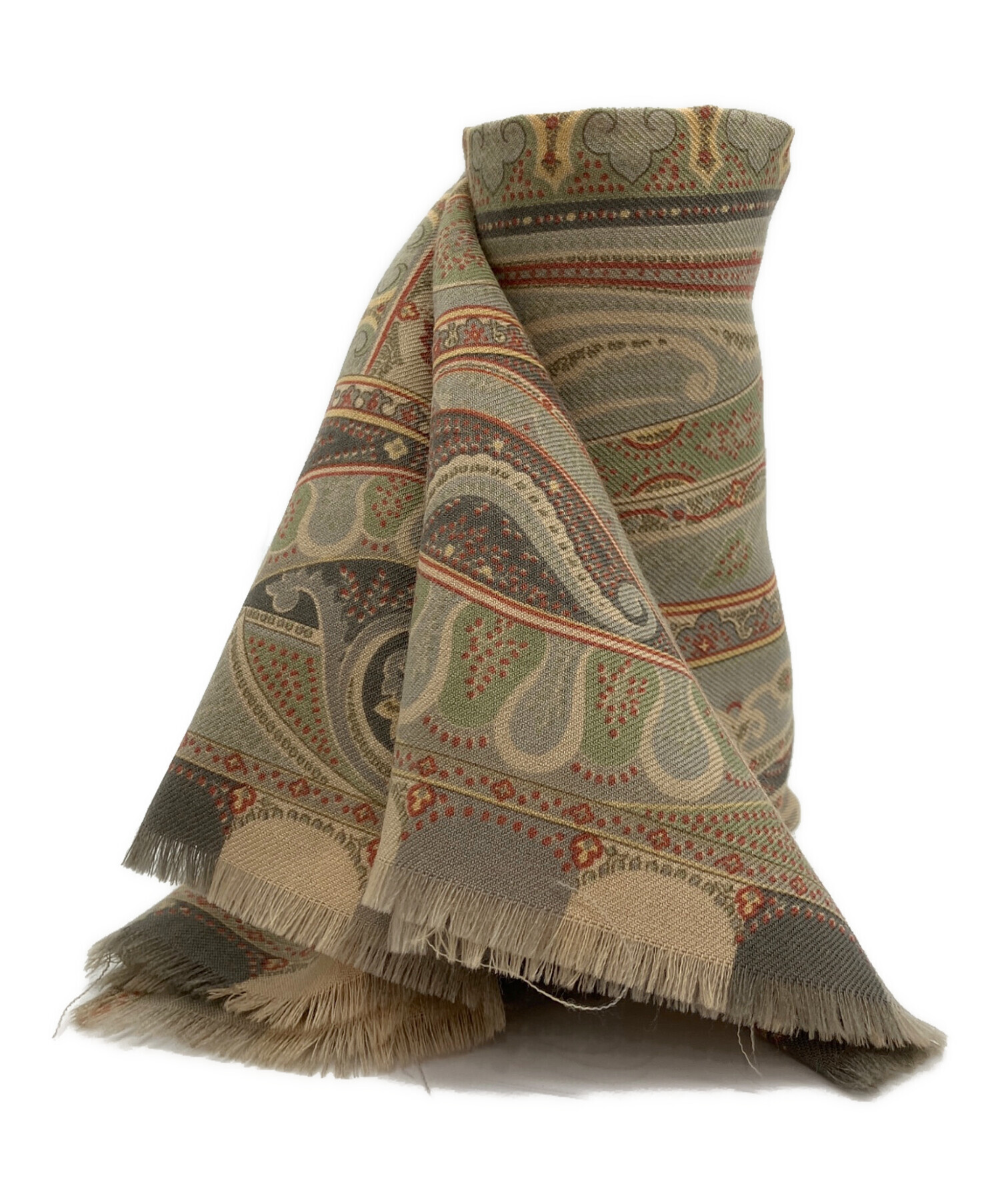 中古・古着通販】ETRO (エトロ) 大判ストール ベージュ サイズ