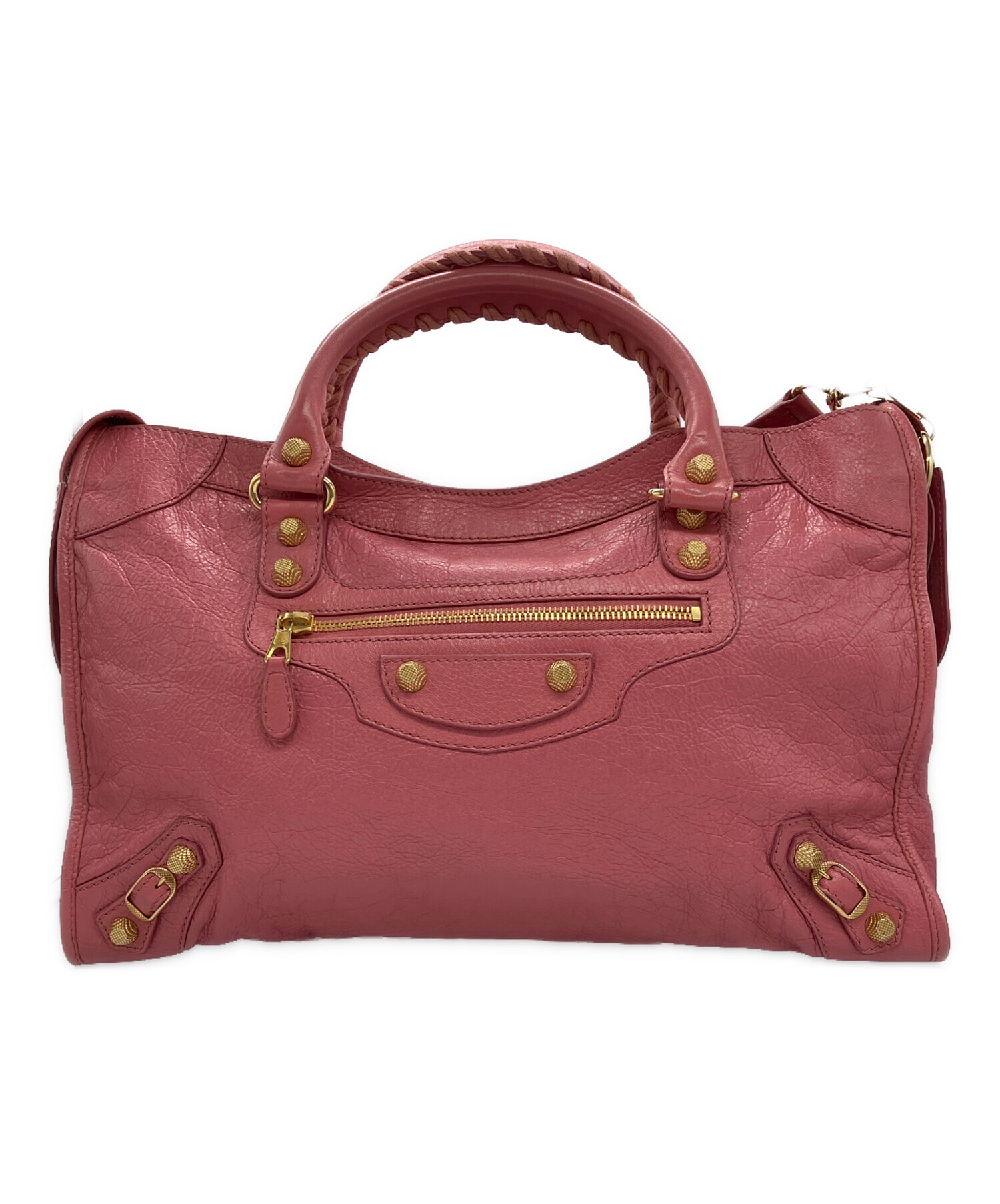 BALENCIAGAバレンシアガ ザシティ ピンク（2011年フランスにて購入） 中古・古着通販】BALENCIAGA (バレンシアガ) GIANT CITY BAG ピンク