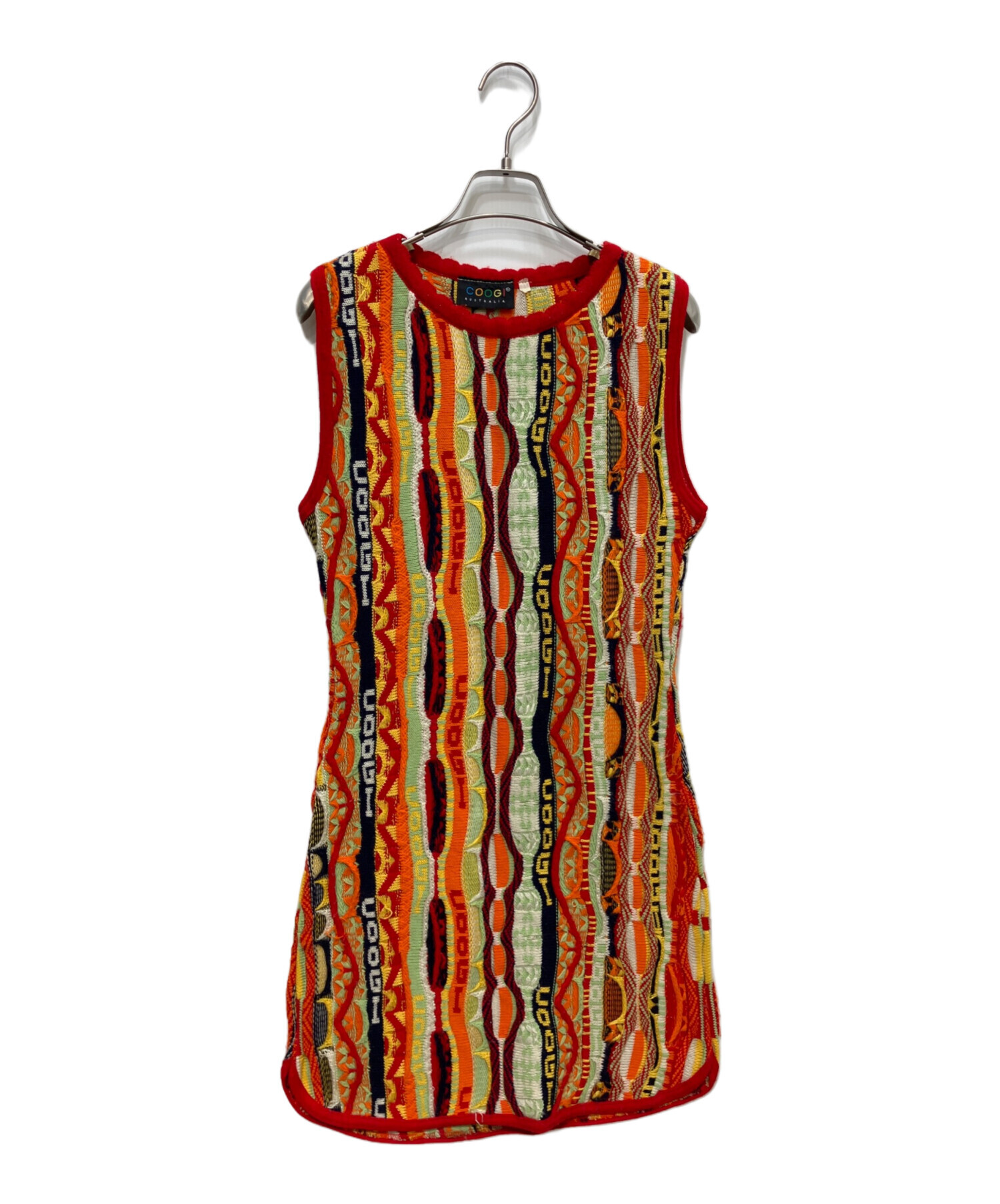 中古・古着通販】Coogi (クージー) 3Dニットワンピース マルチカラー