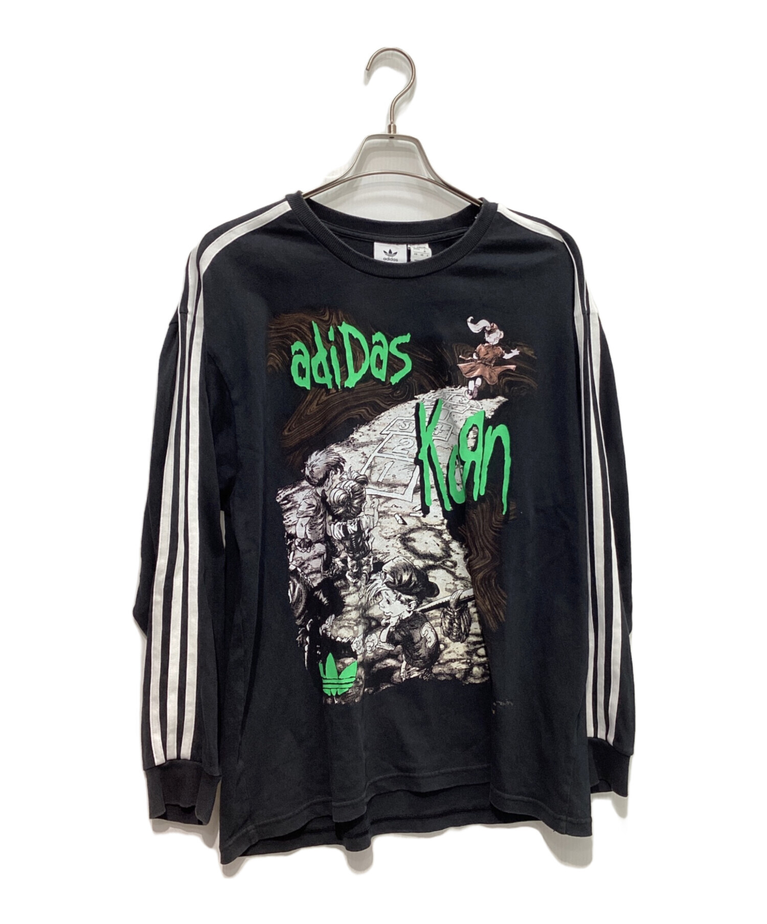 中古・古着通販】adidas (アディダス) KORN (コーン) Long Sleeve T