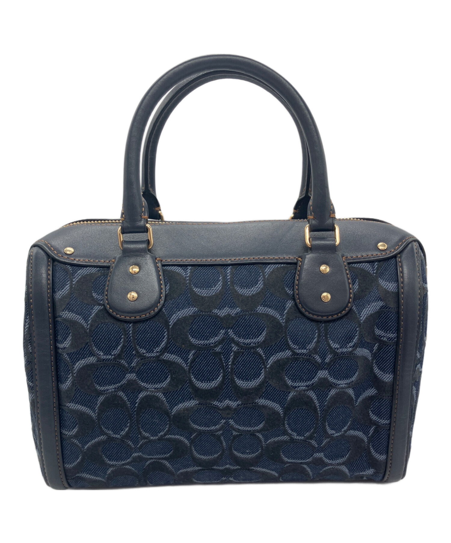 COACH シグネチャー ミニボストンバッグ ☺︎ 中古・古着通販】COACH (コーチ) シグネチャーミニボストンバッグ
