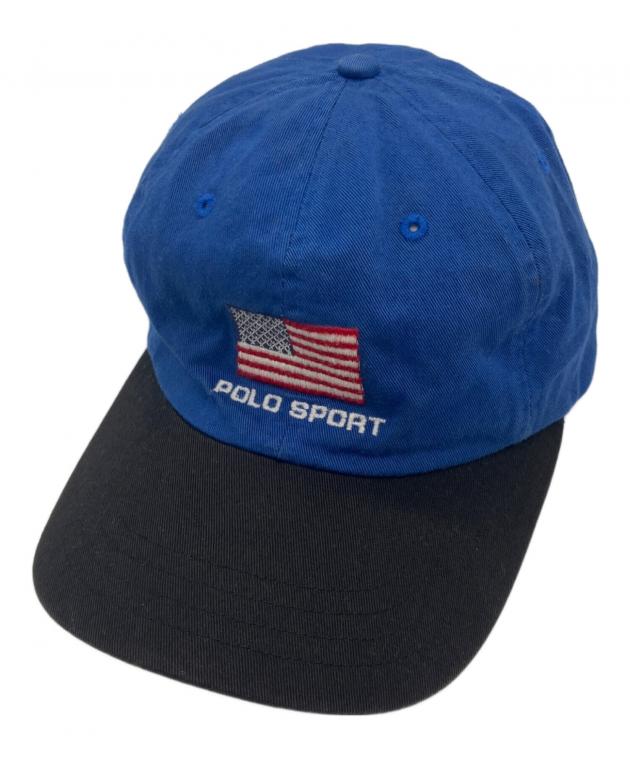 中古・古着通販】POLO SPORT (ポロスポーツ) 90s星条旗刺繍キャップ