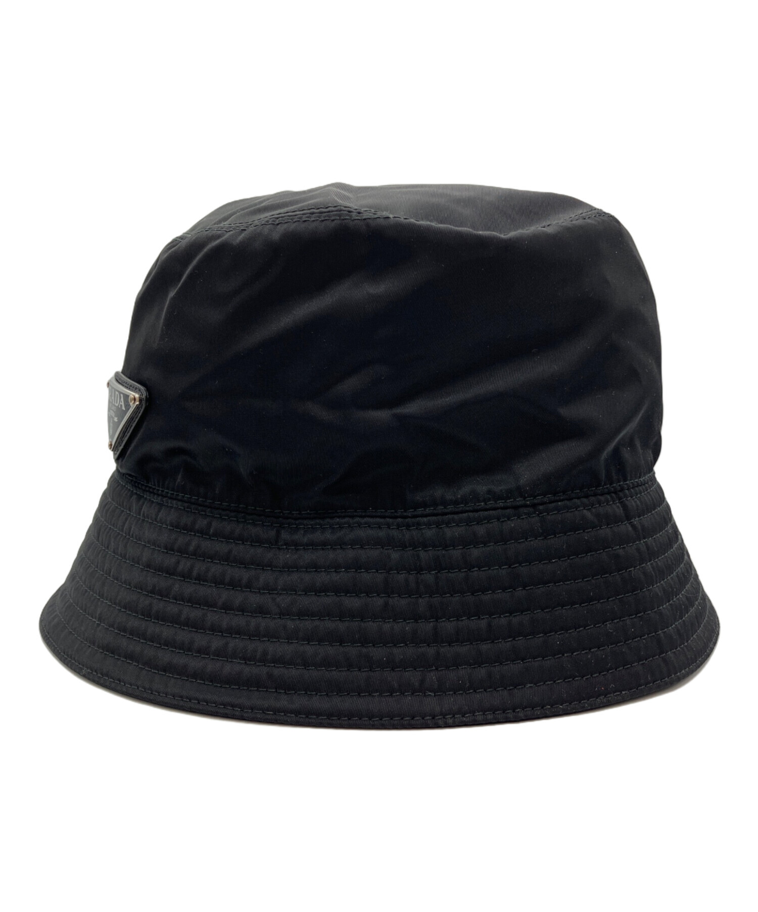中古・古着通販】PRADA (プラダ) バケットハット ブラック サイズ