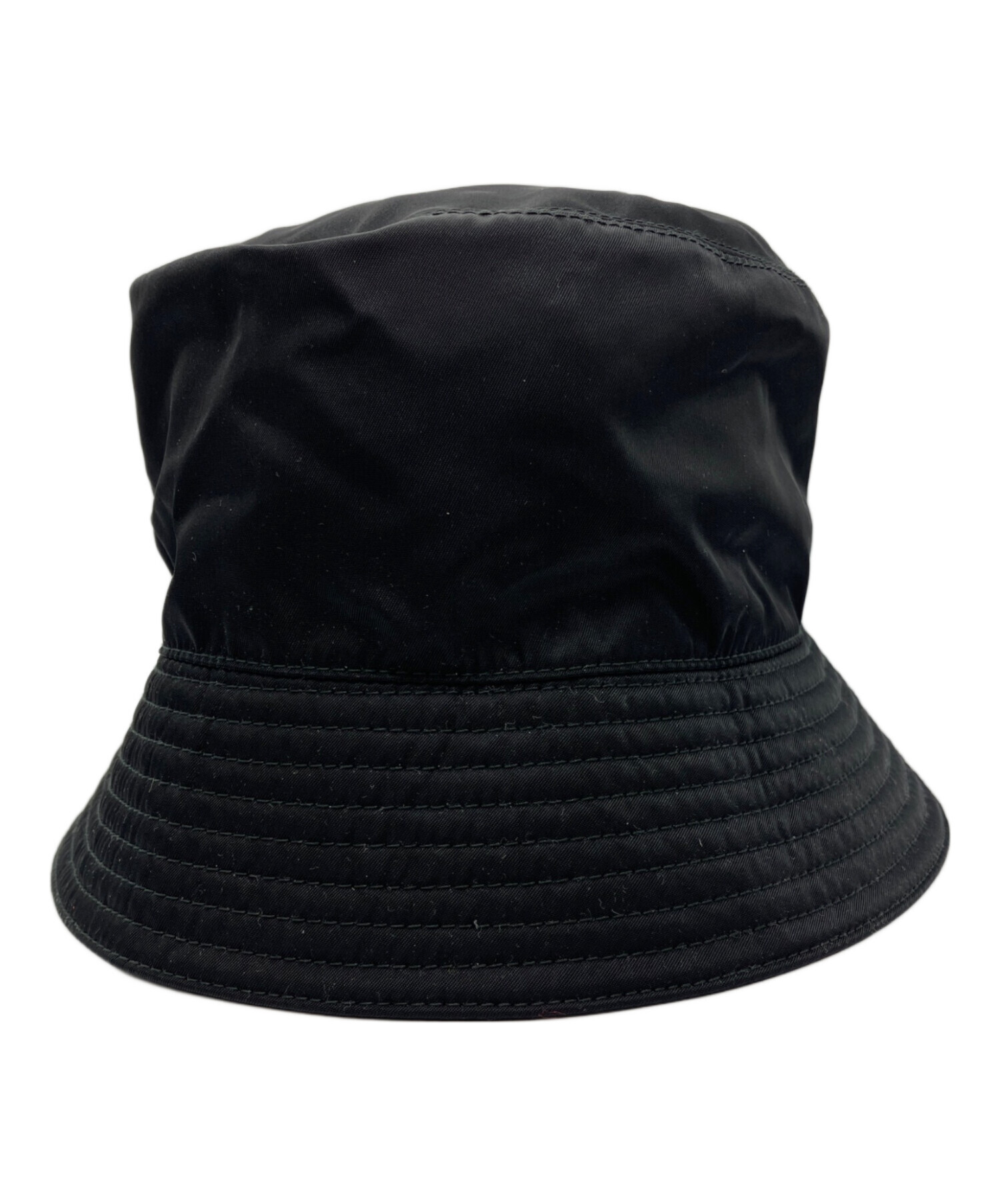 中古・古着通販】PRADA (プラダ) バケットハット ブラック サイズ