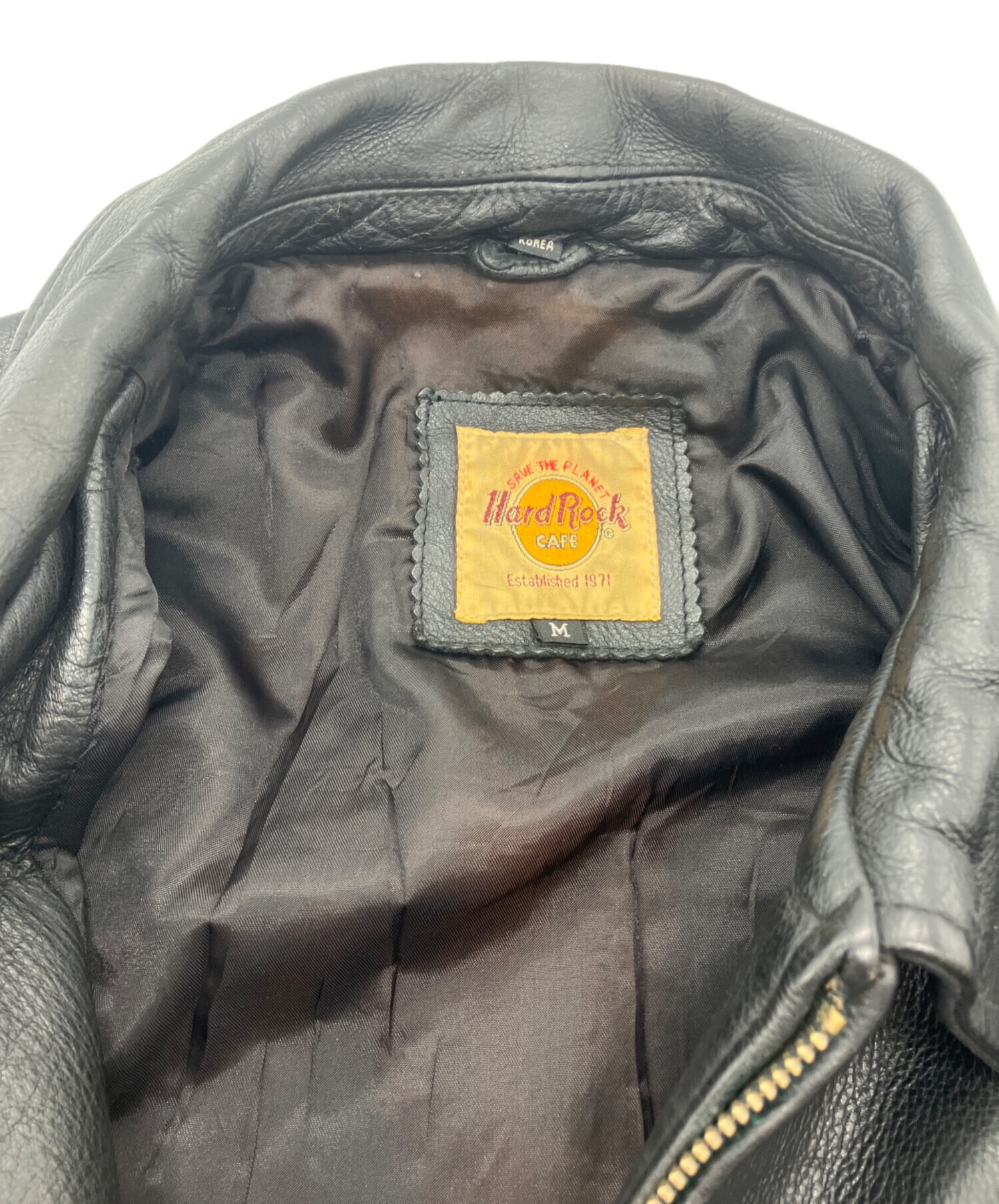 中古・古着通販】Hard Rock cafe (ハードロックカフェ) レザー