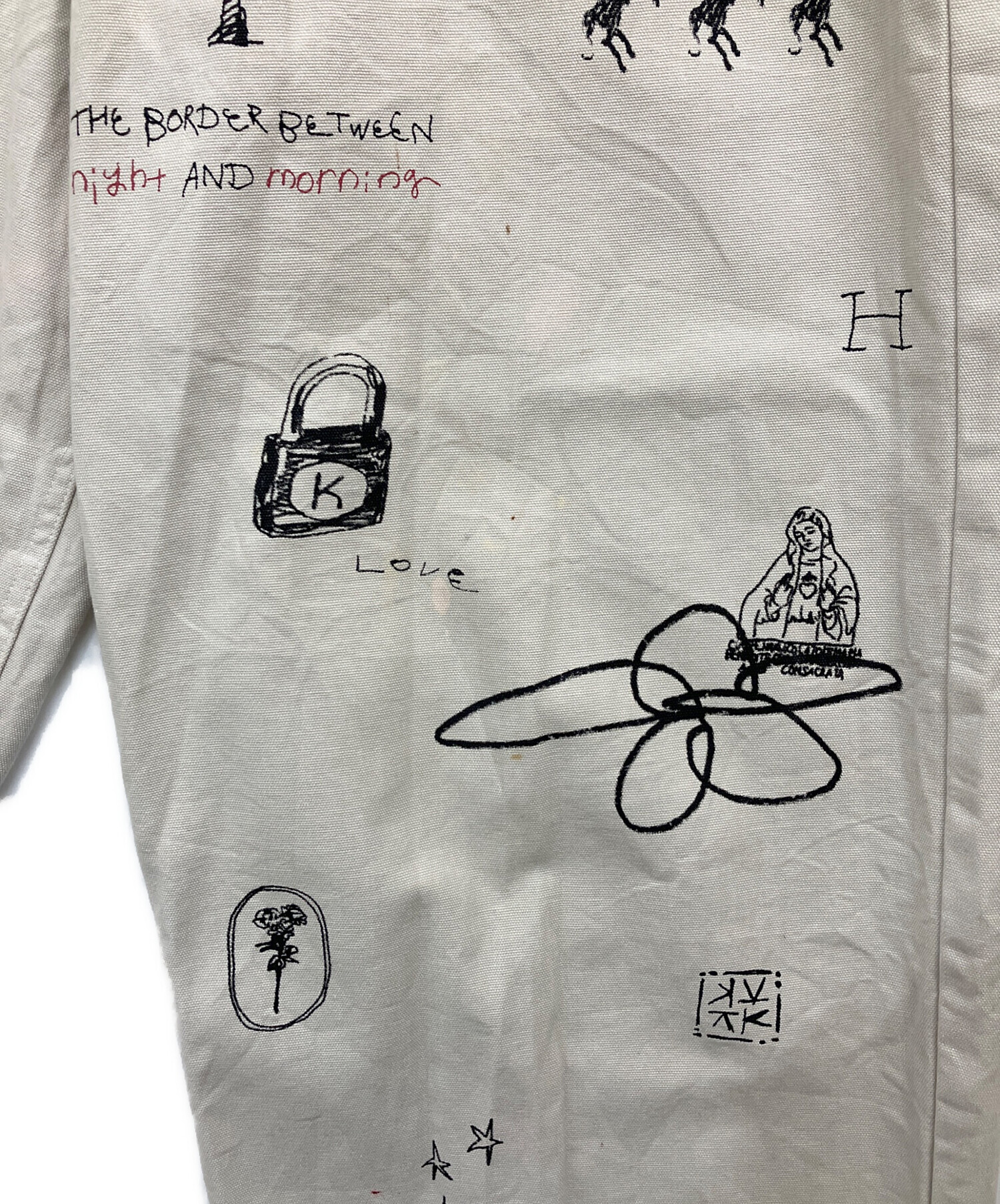 中古・古着通販】Knuth Marf (クヌースマーフ) high waist tattoo