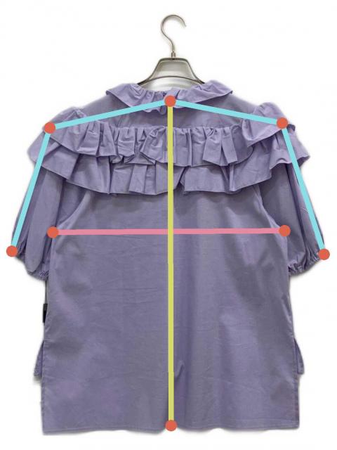 中古・古着通販】DOUBLE STANDARD (ダブルスタンダード) ネックフリル