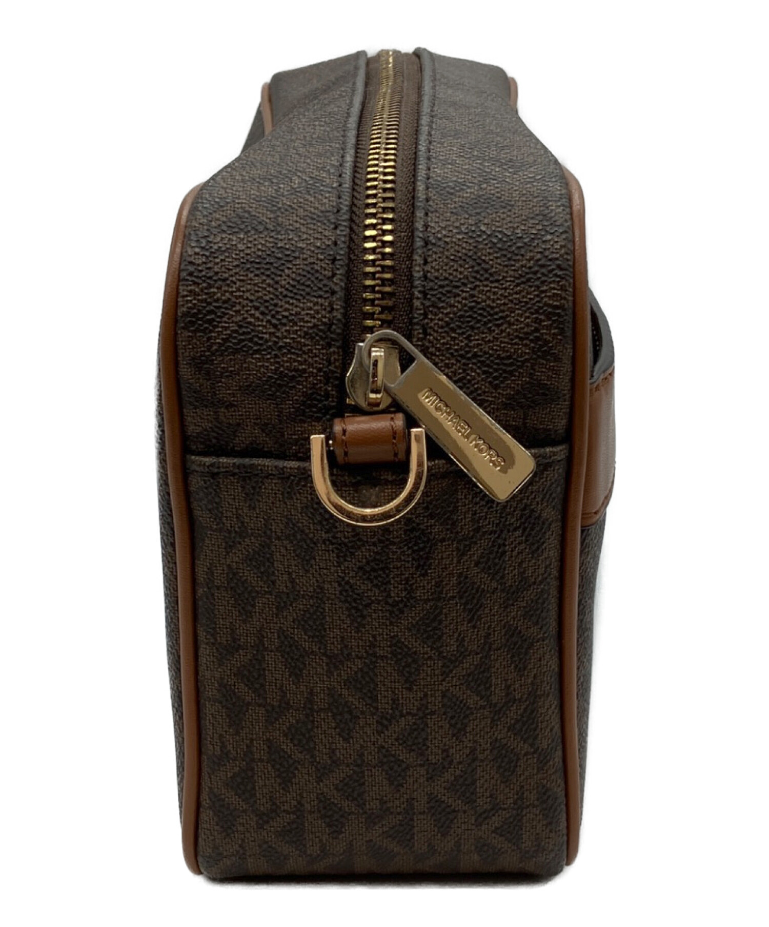MICHAEL KORS ブラウンショルダーバッグ 中古・古着通販】MICHAEL KORS (マイケルコース) ショルダーバッグ
