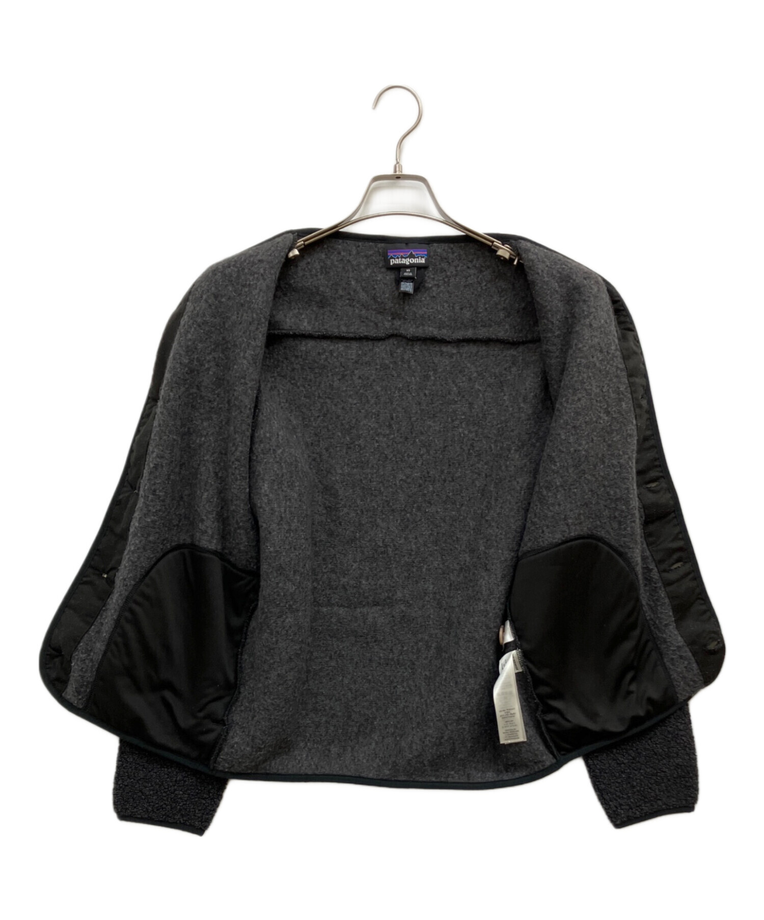 patagonia パタゴニア リクレイムド フリース カーディガン M 黒 中古・古着通販】Patagonia (パタゴニア) リクレイムド フリース